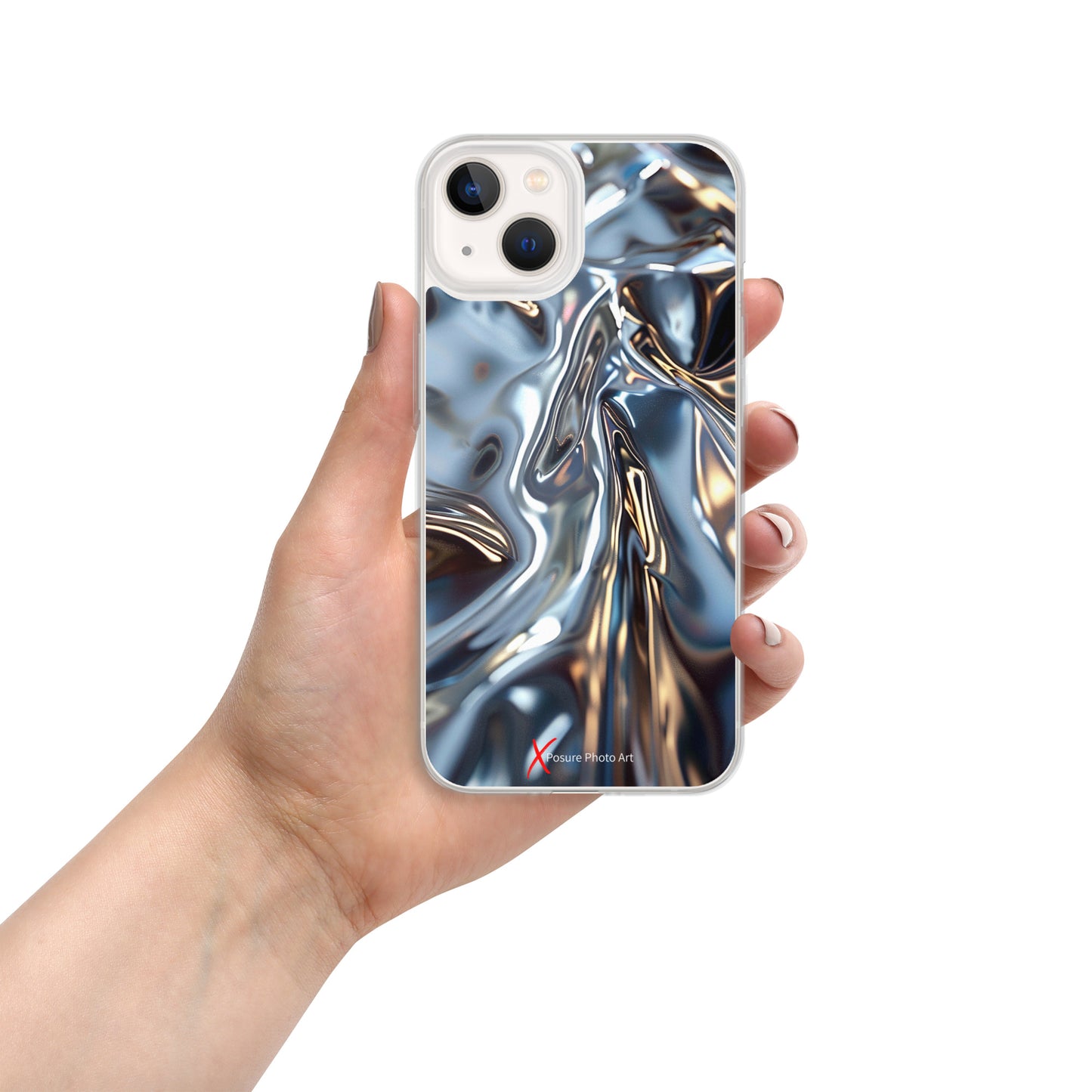Case for iPhone® Shiny Metal