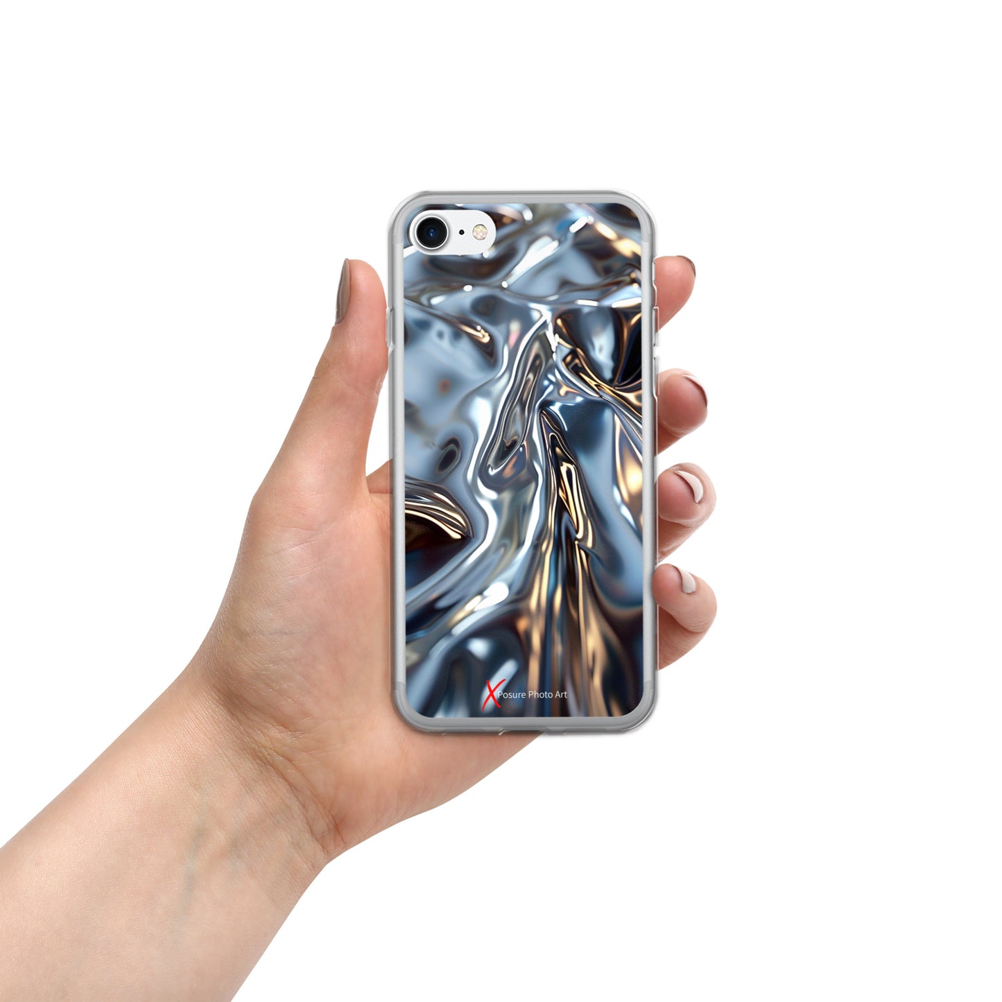 Case for iPhone® Shiny Metal