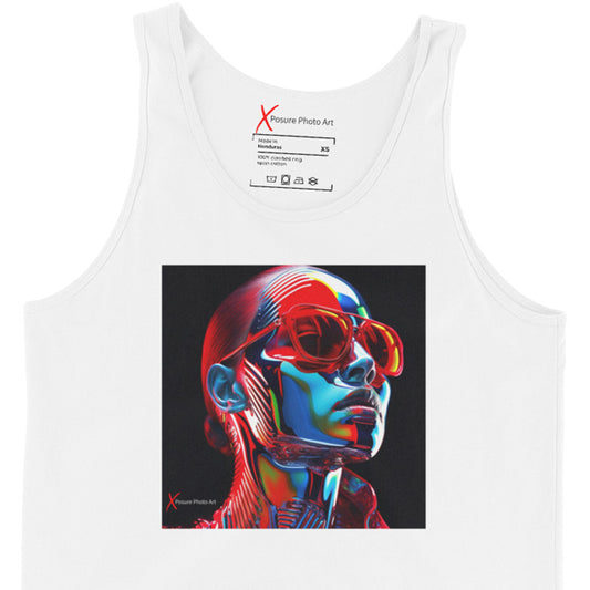 Unisex Tank Top, Neon Glow Girl