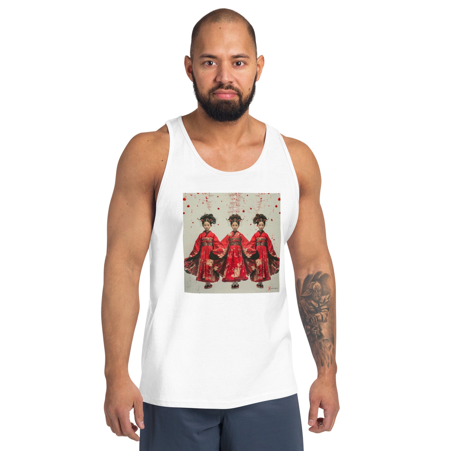 Unisex Tank Top, Oriental Triplets