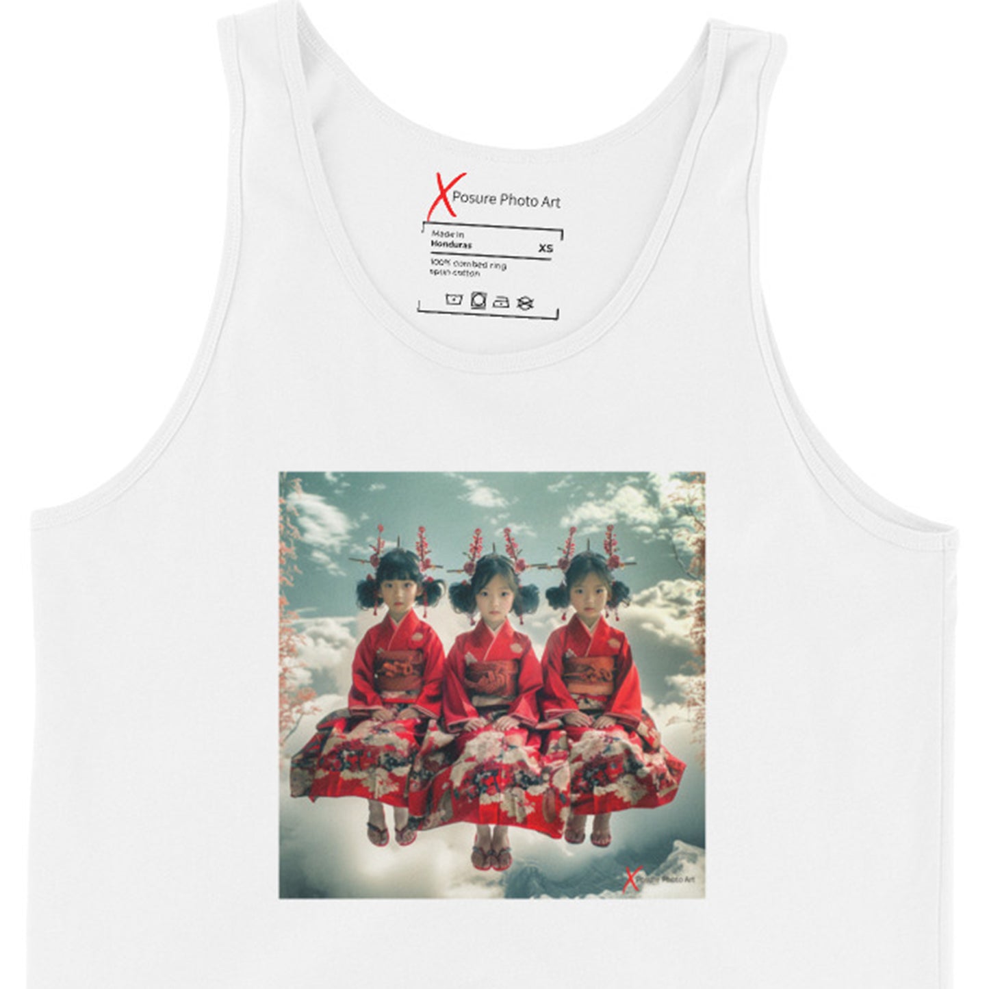 Unisex Tank Top, Oriental Triplets