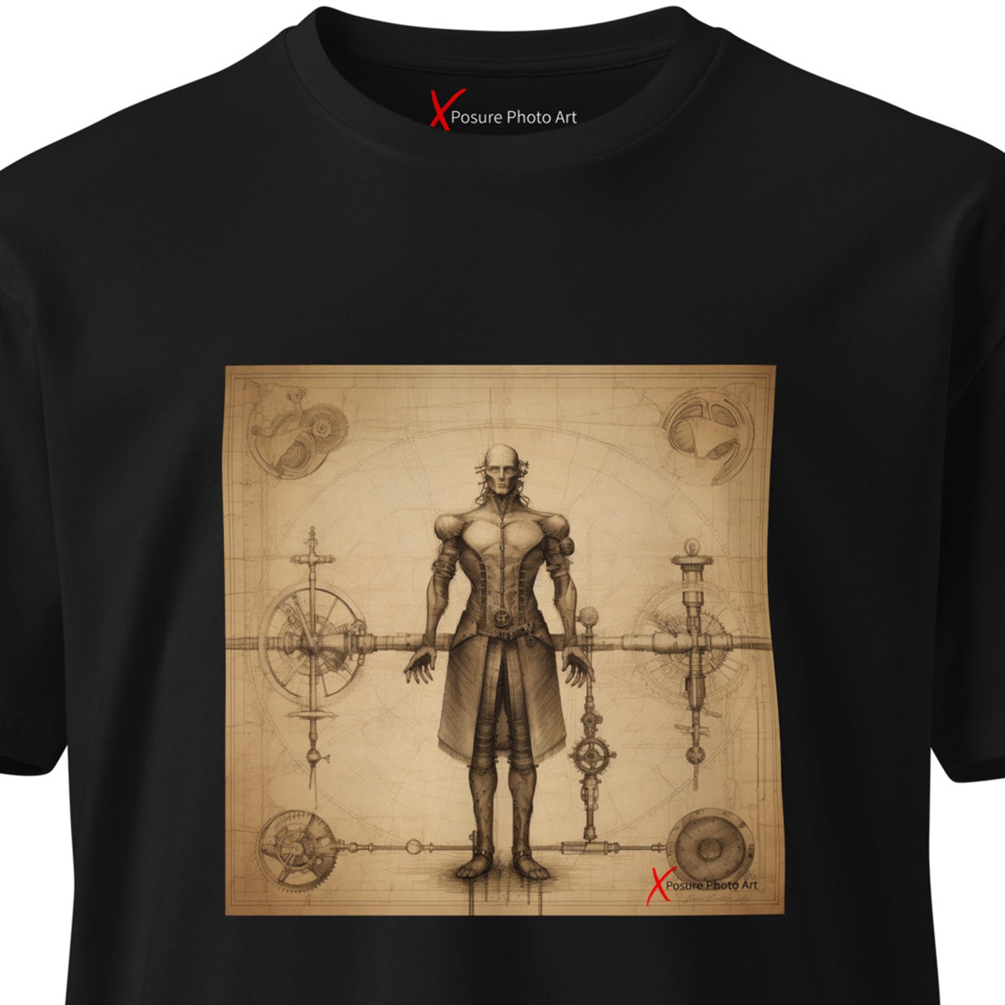 Unisex premium t-shirt, Da Vinci Steampunk Men