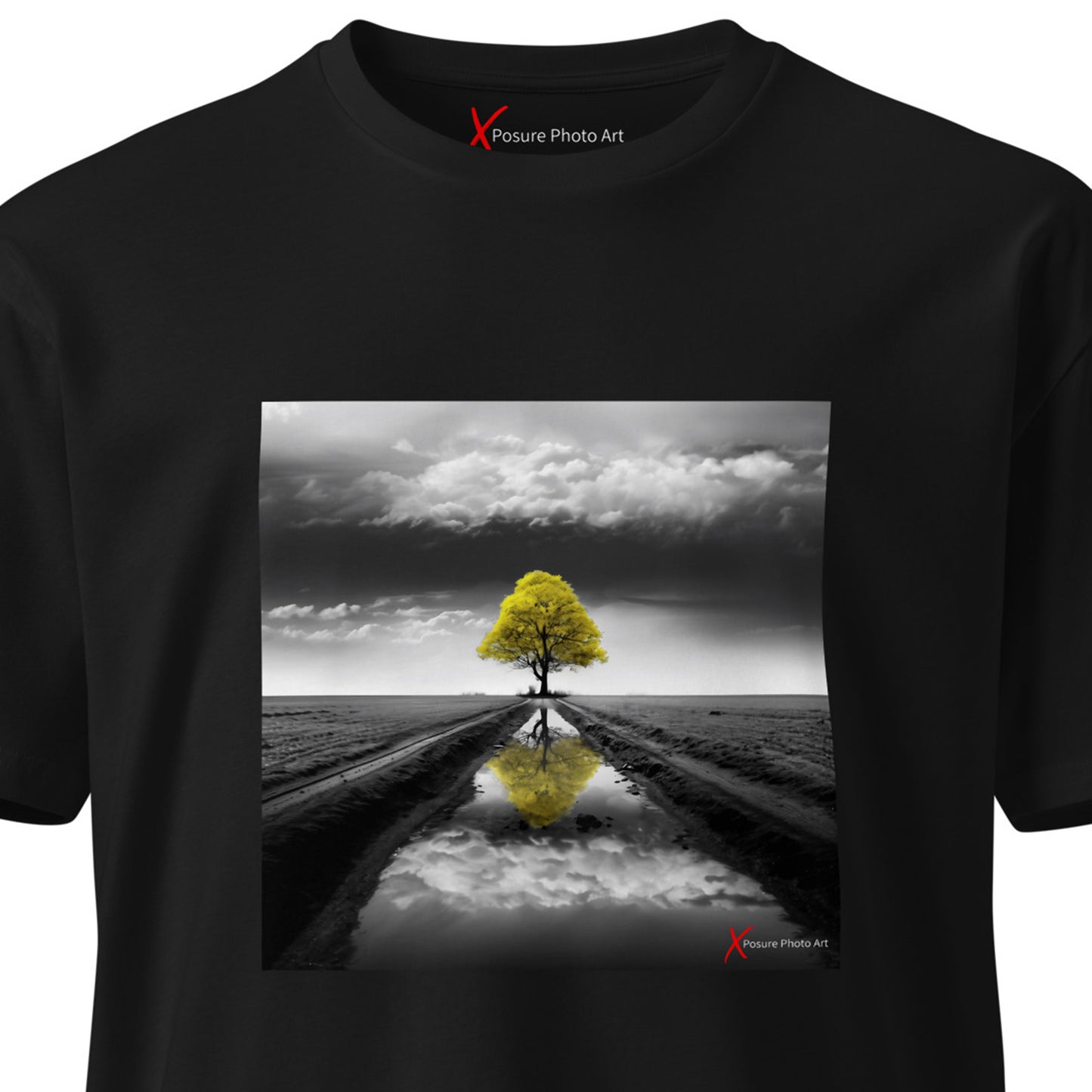 Unisex premium t-shirt, Yellow Tree