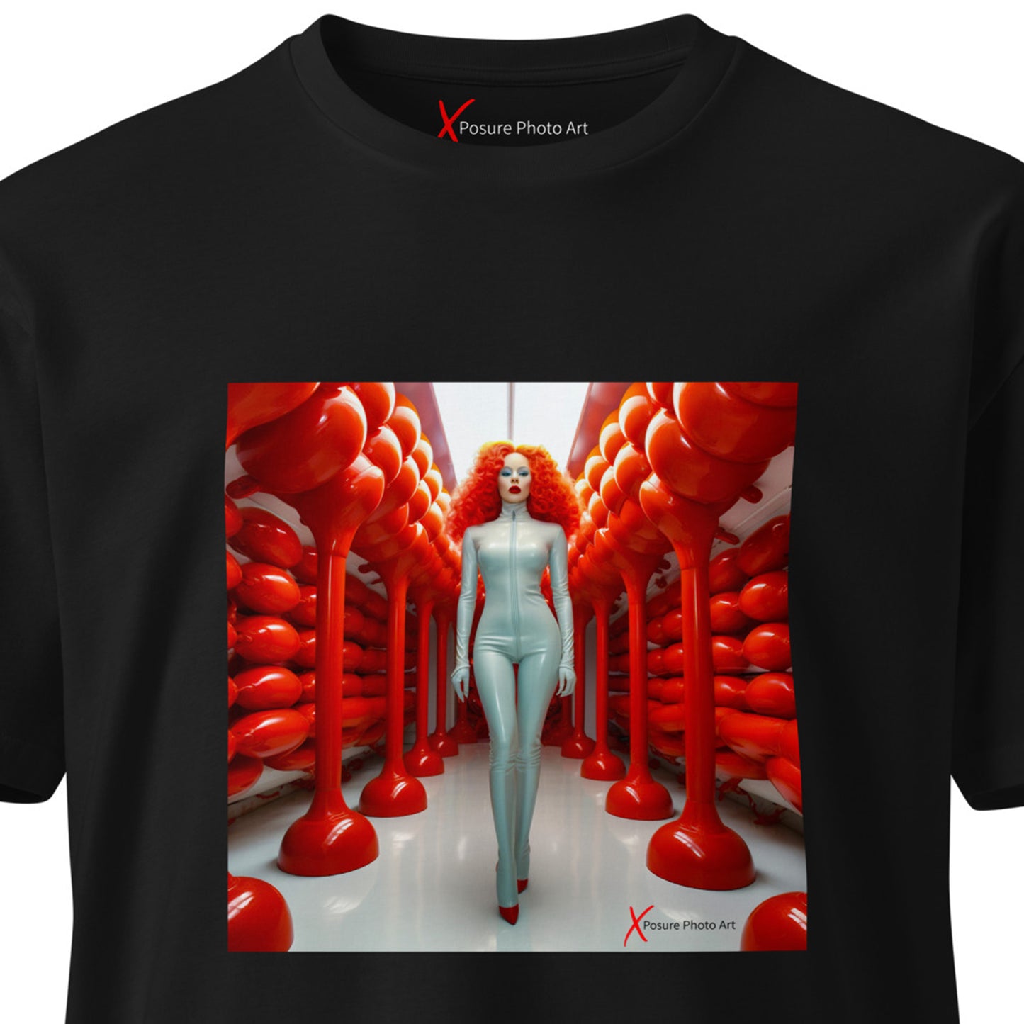 Unisex premium t-shirt, Latex in Red