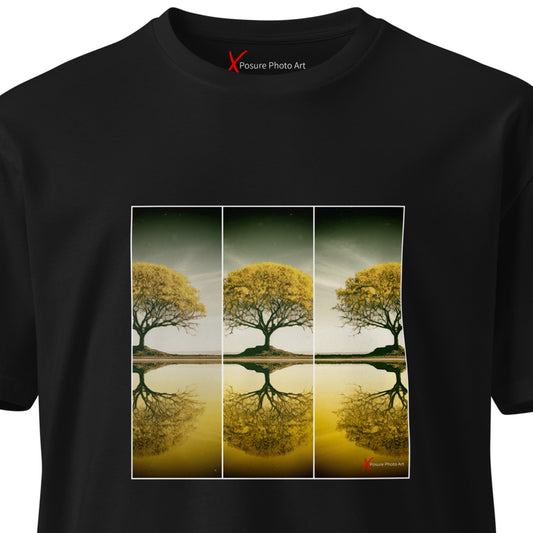 Unisex premium t-shirt, Yellow Triology