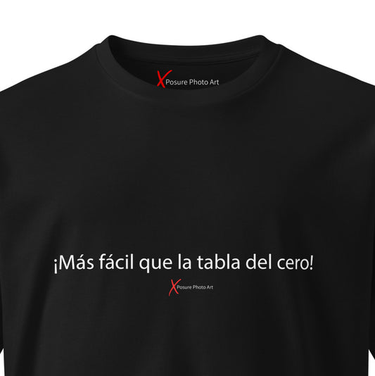 Unisex premium t-shirt-¡Más fácil que la tabla del cero!