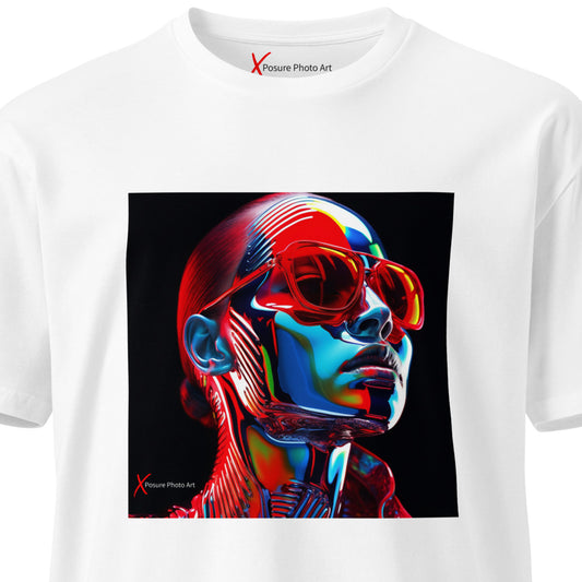Unisex premium t-shirt, Neon Glow Girl