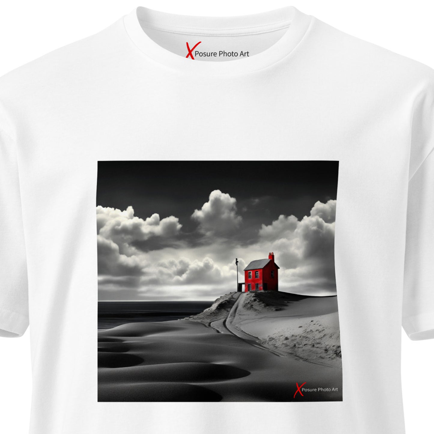 Unisex premium t-shirt, Red Cottage
