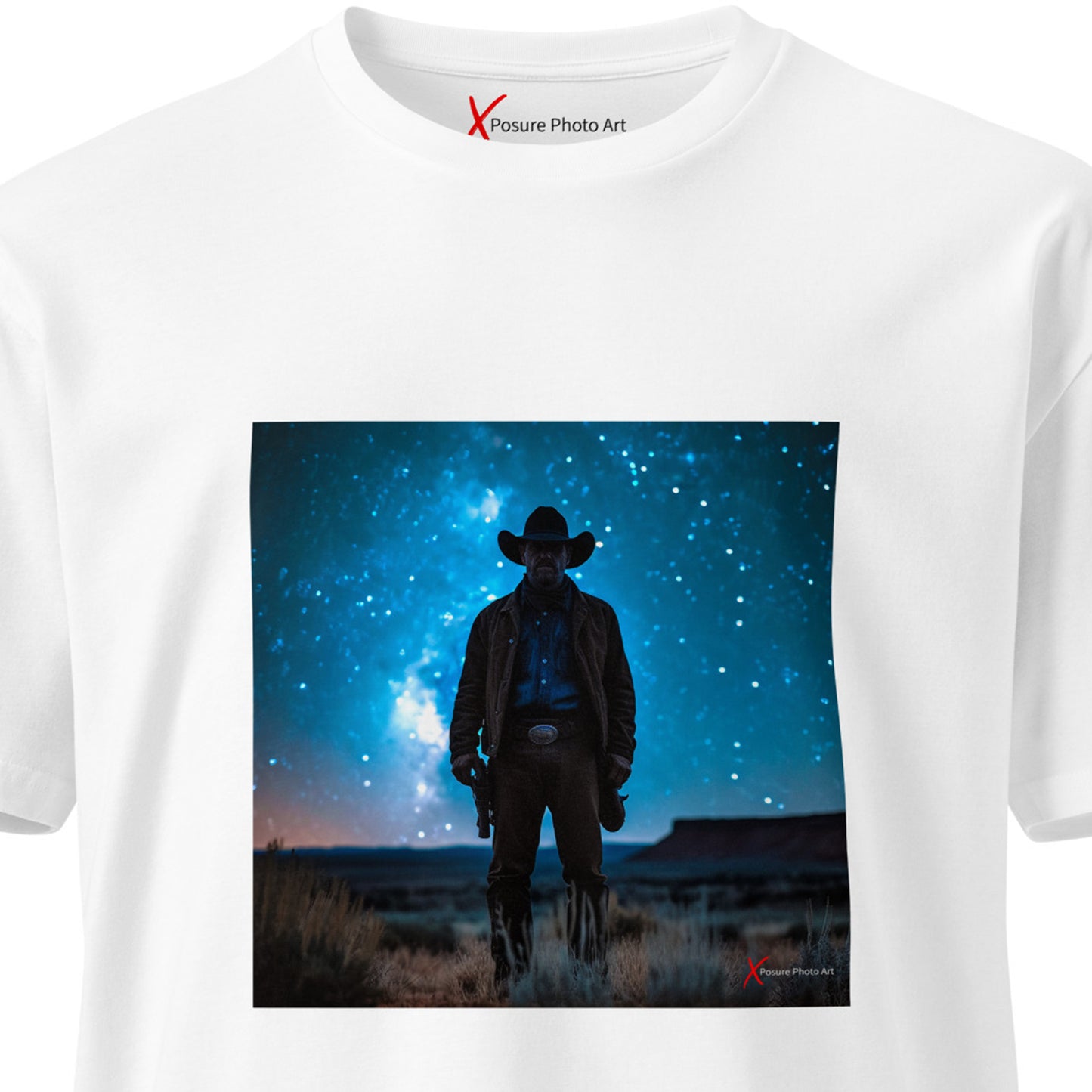 Unisex premium t-shirt, Night Cowboy