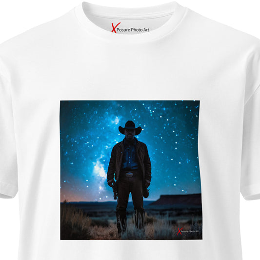 Unisex premium t-shirt, Night Cowboy