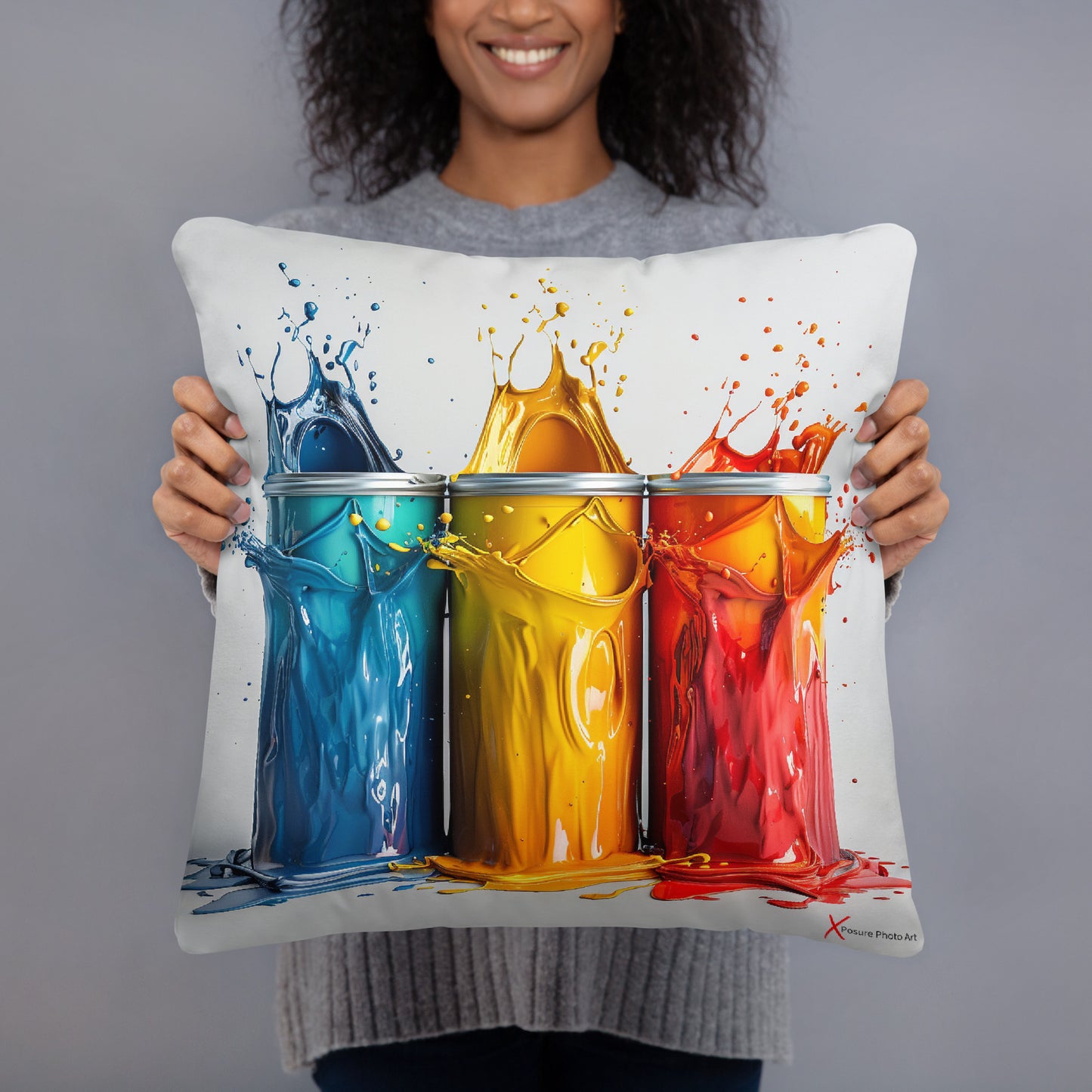 Xposure Custom Pillow-18”x18”-Splash