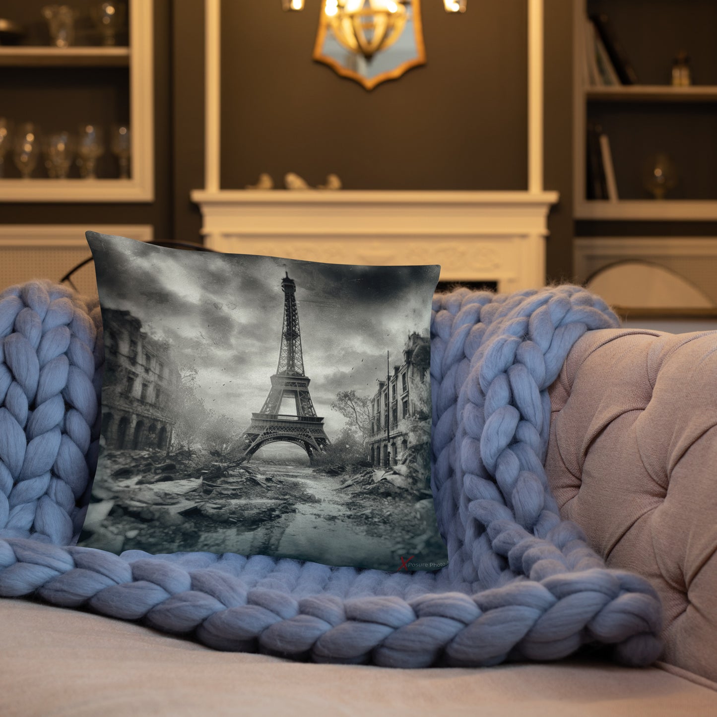 Xposure Custom Pillow-18”x18- New Paris