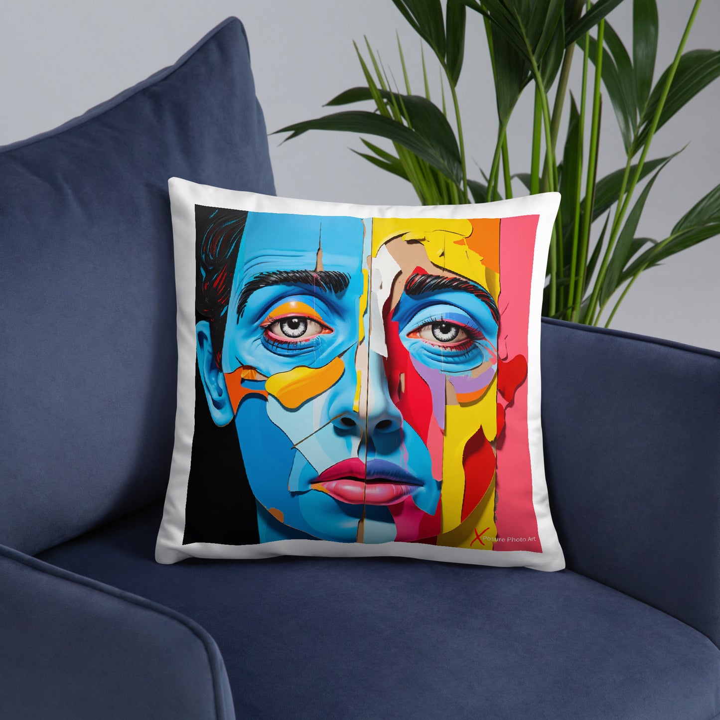 Xposure Custom Pillow-18”x18"- Plastica Boy