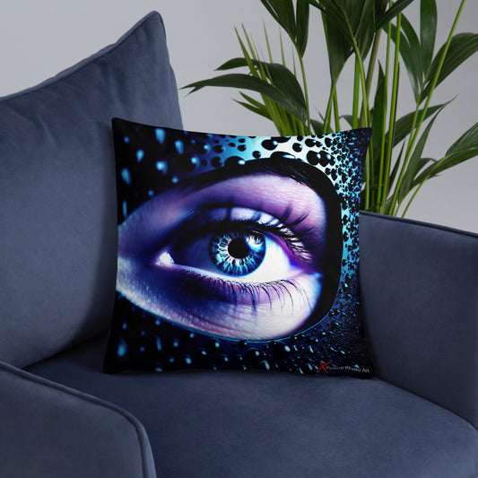 Xposure Custom Pillow-18”x18”- Leather Eye