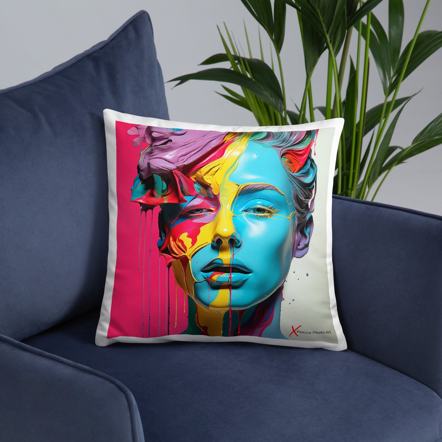 Xposure Custom Pillow-18”x18”- Plastica Girl