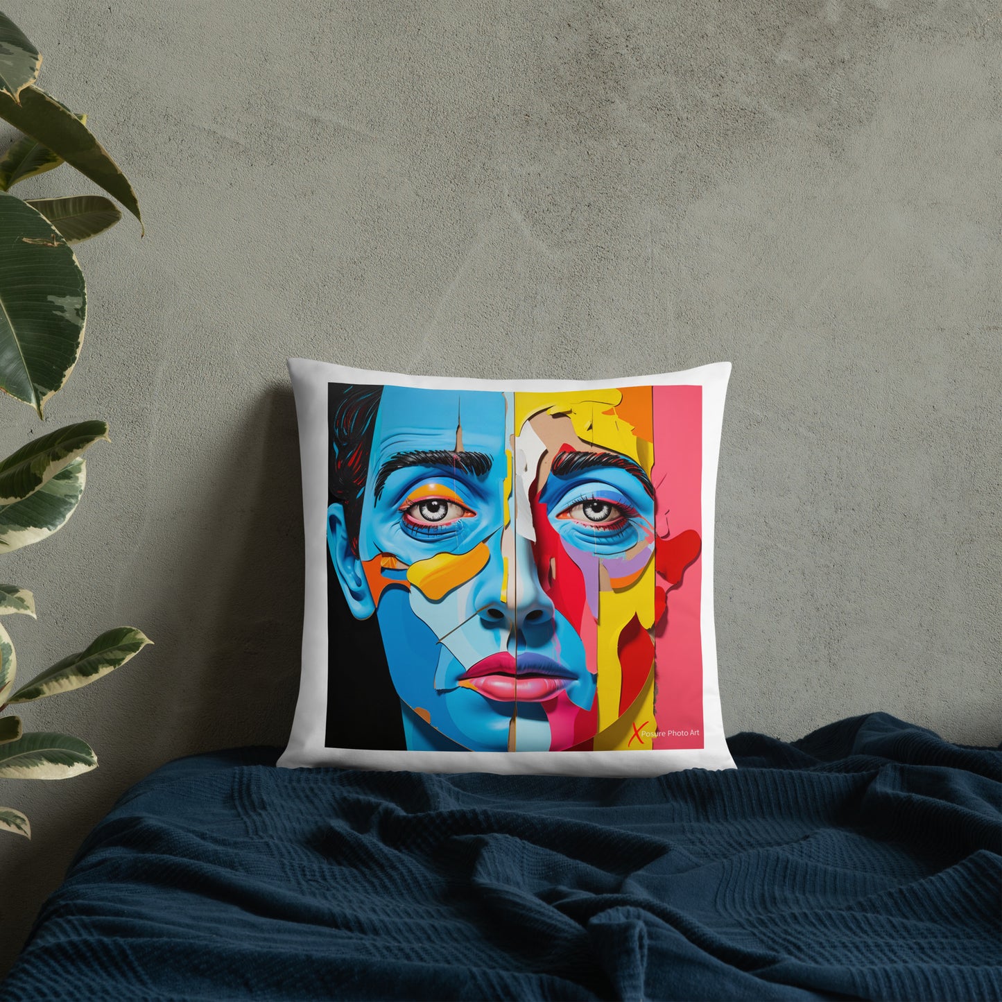 Xposure Custom Pillow-18”x18"- Plastica Boy