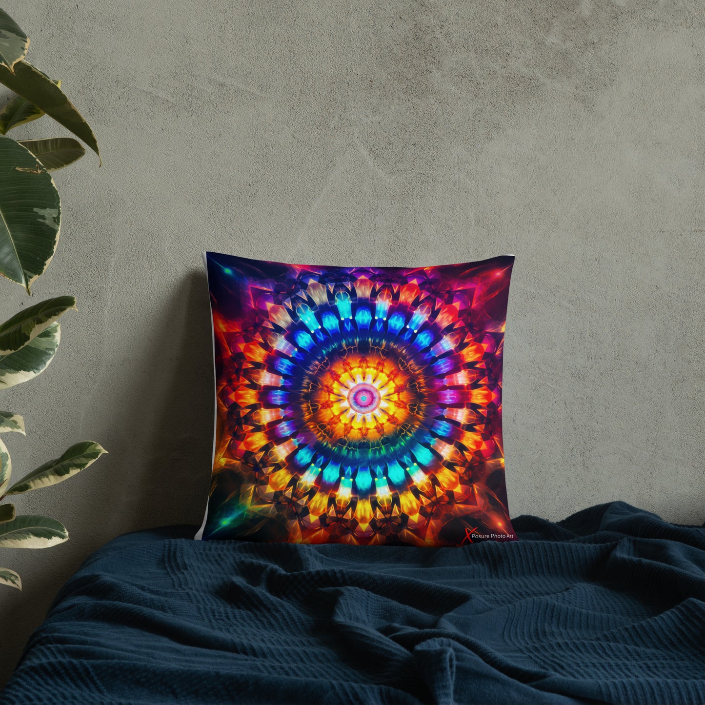 Xposure Custom Pillow-18”x18”-Kaleidoscope