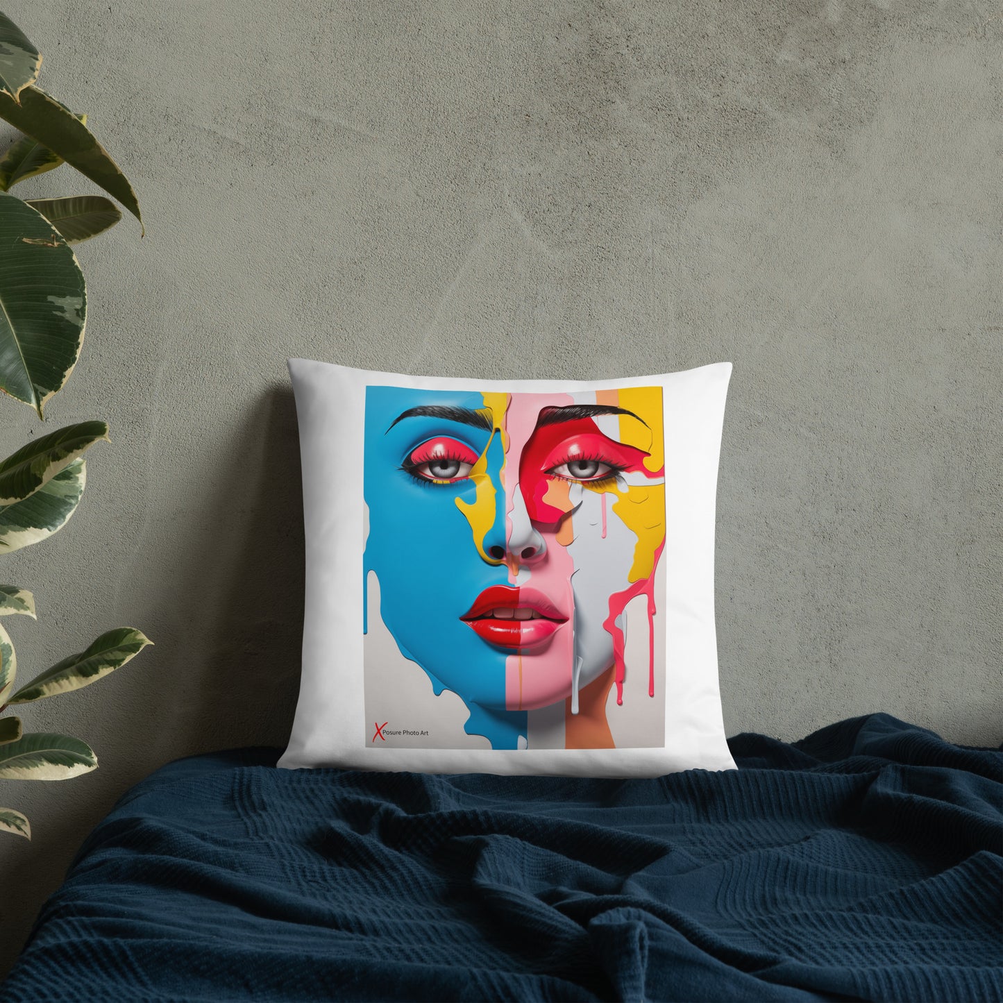 Xposure Custom Pillow-18”x18”-Plastica Girl