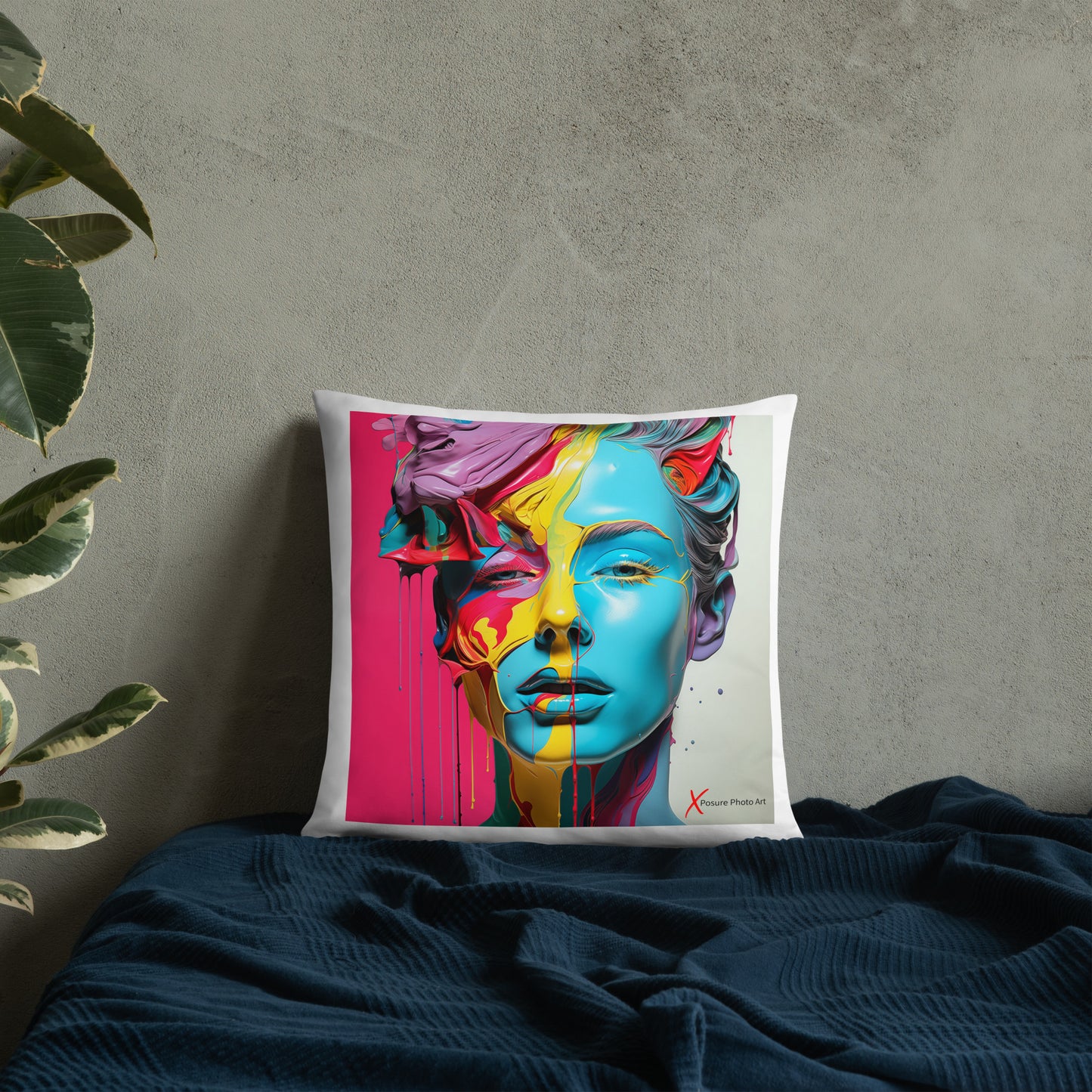 Xposure Custom Pillow-18”x18”- Plastica Girl