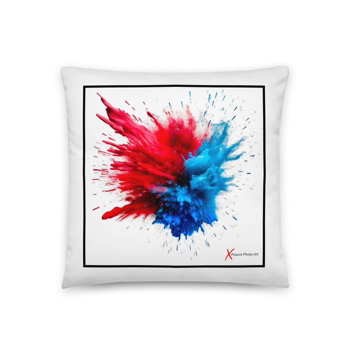 Xposure Custom Pillow-18”x18”- Explosion