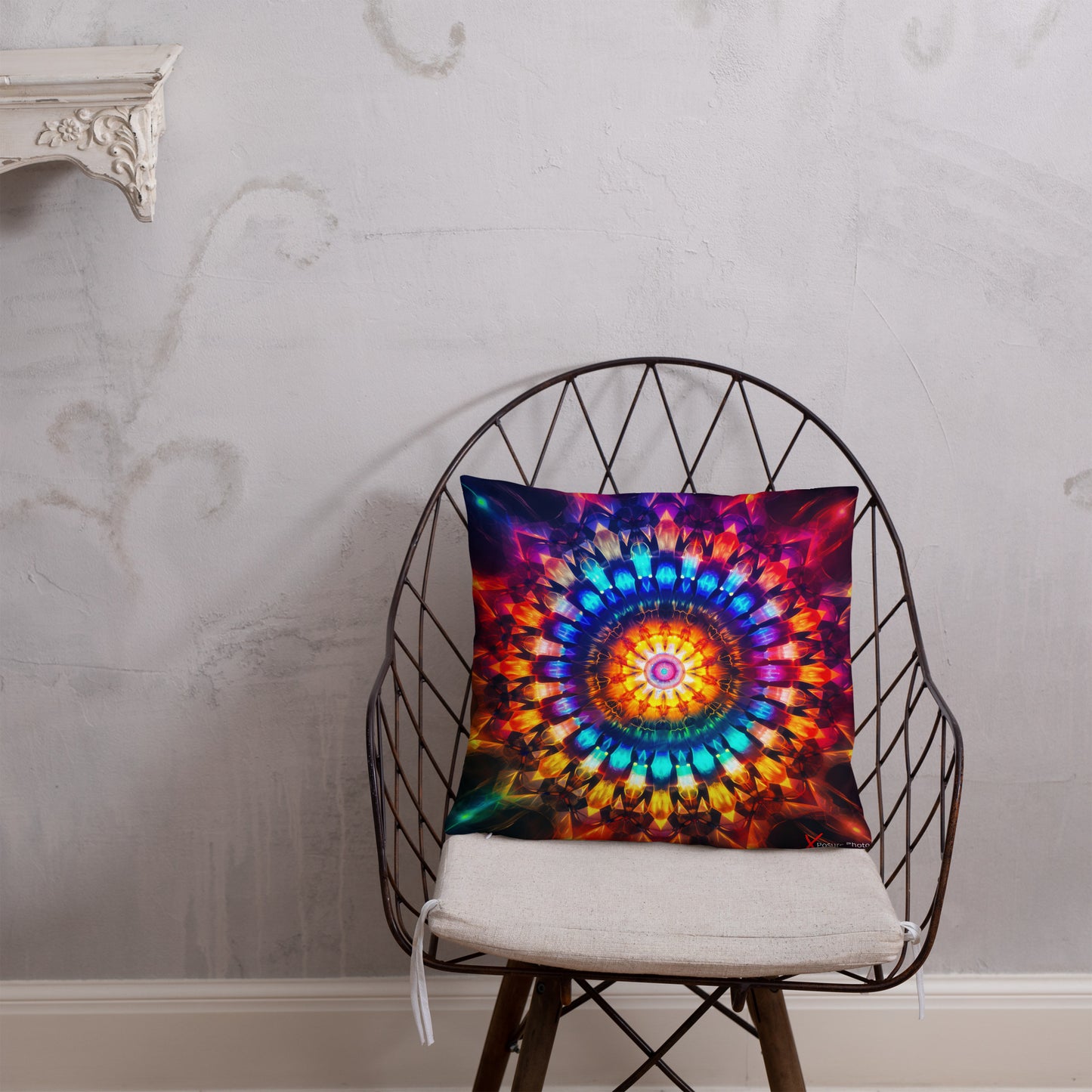 Xposure Custom Pillow-18”x18”-Kaleidoscope