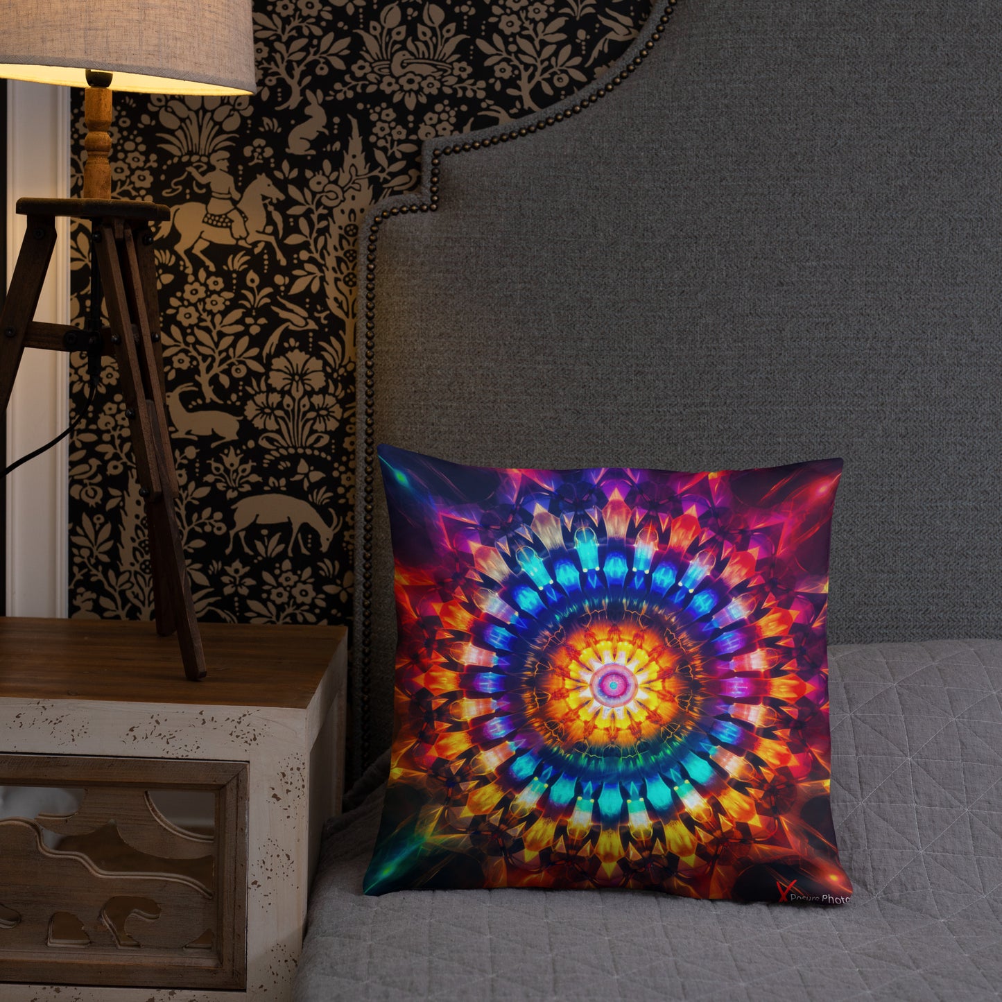 Xposure Custom Pillow-18”x18”-Kaleidoscope