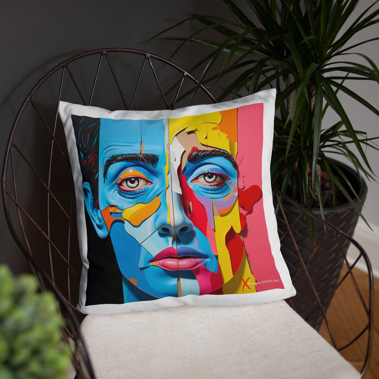 Xposure Custom Pillow-18”x18"- Plastica Boy