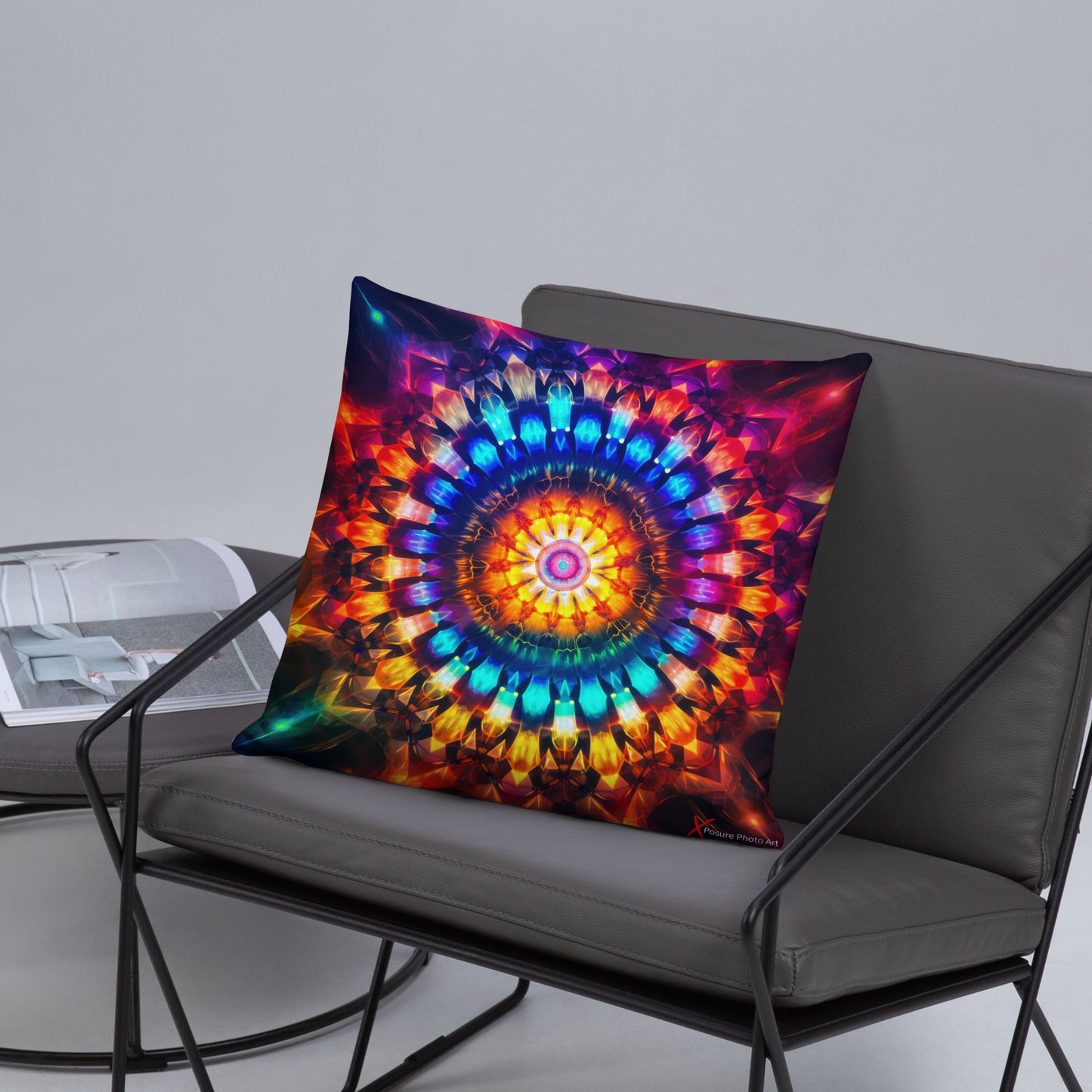 Xposure Custom Pillow-18”x18”-Kaleidoscope