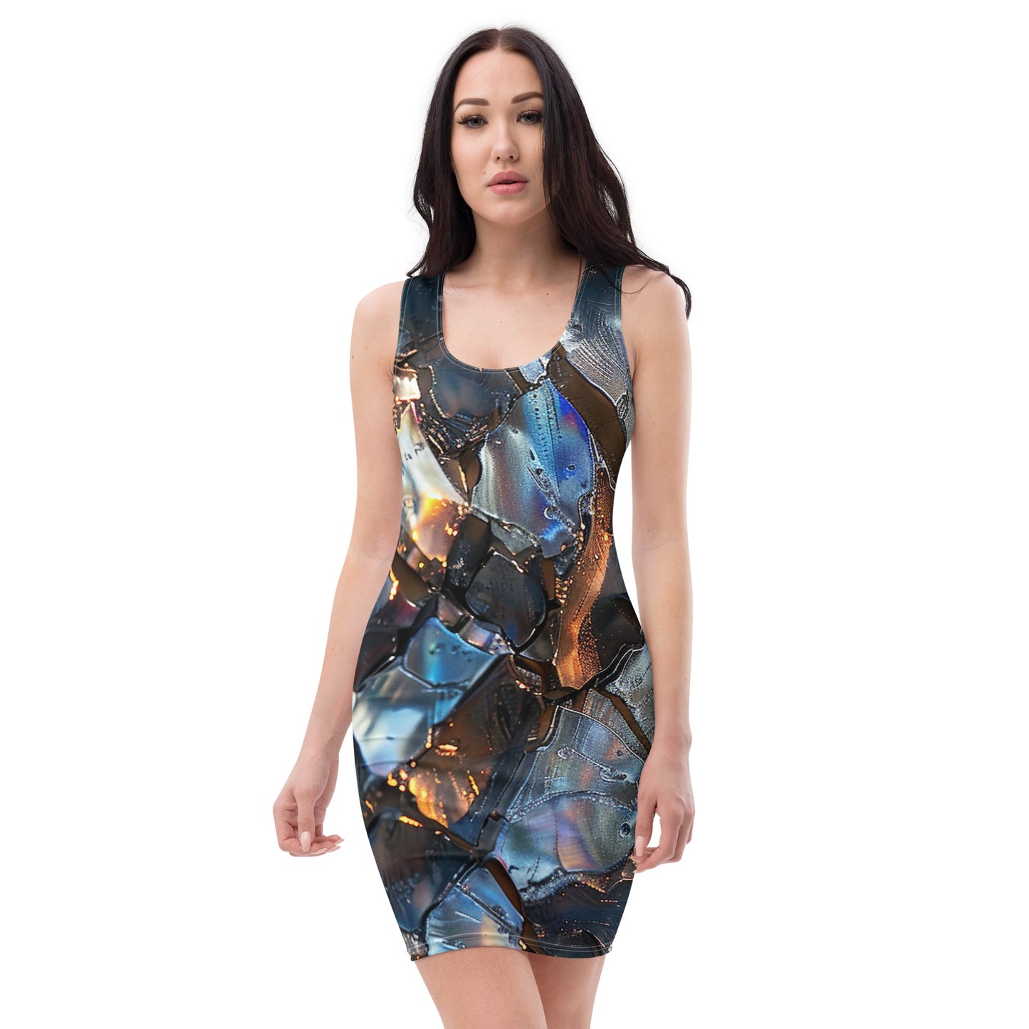 Photographic Art Dress Collection- Crystal Steel