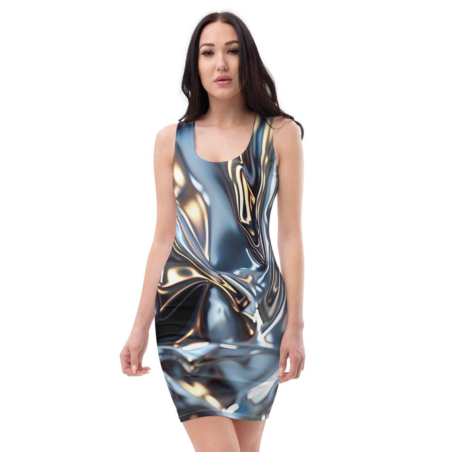 Photographic Art Dress Collection- Liquid Metal