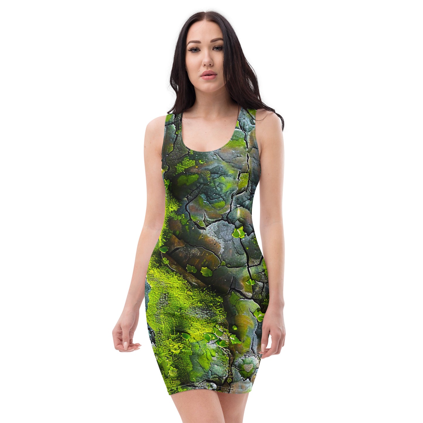 Photographic Art Dress Collection- Moss