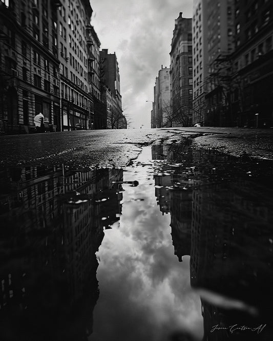 Metal prints, Street Reflection