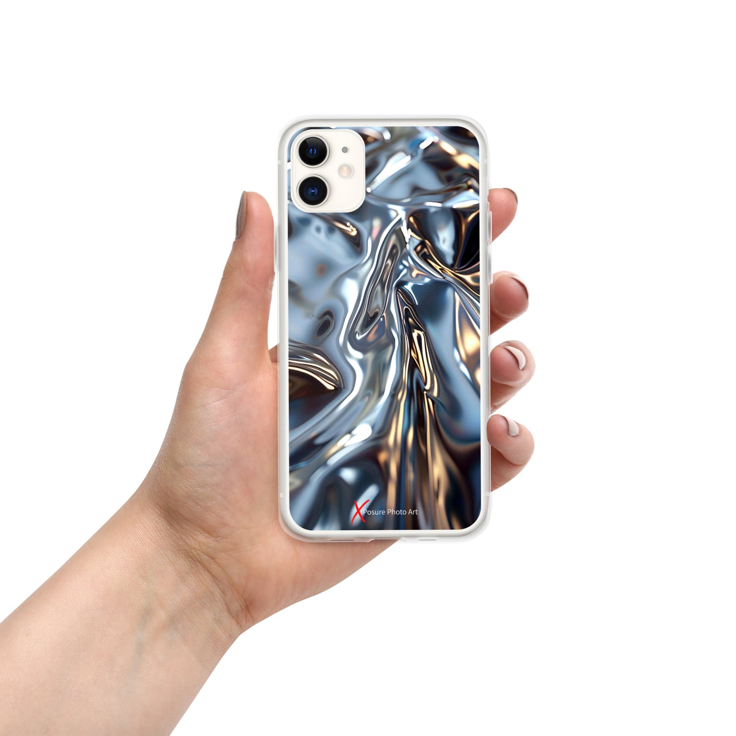 Case for iPhone® Shiny Metal