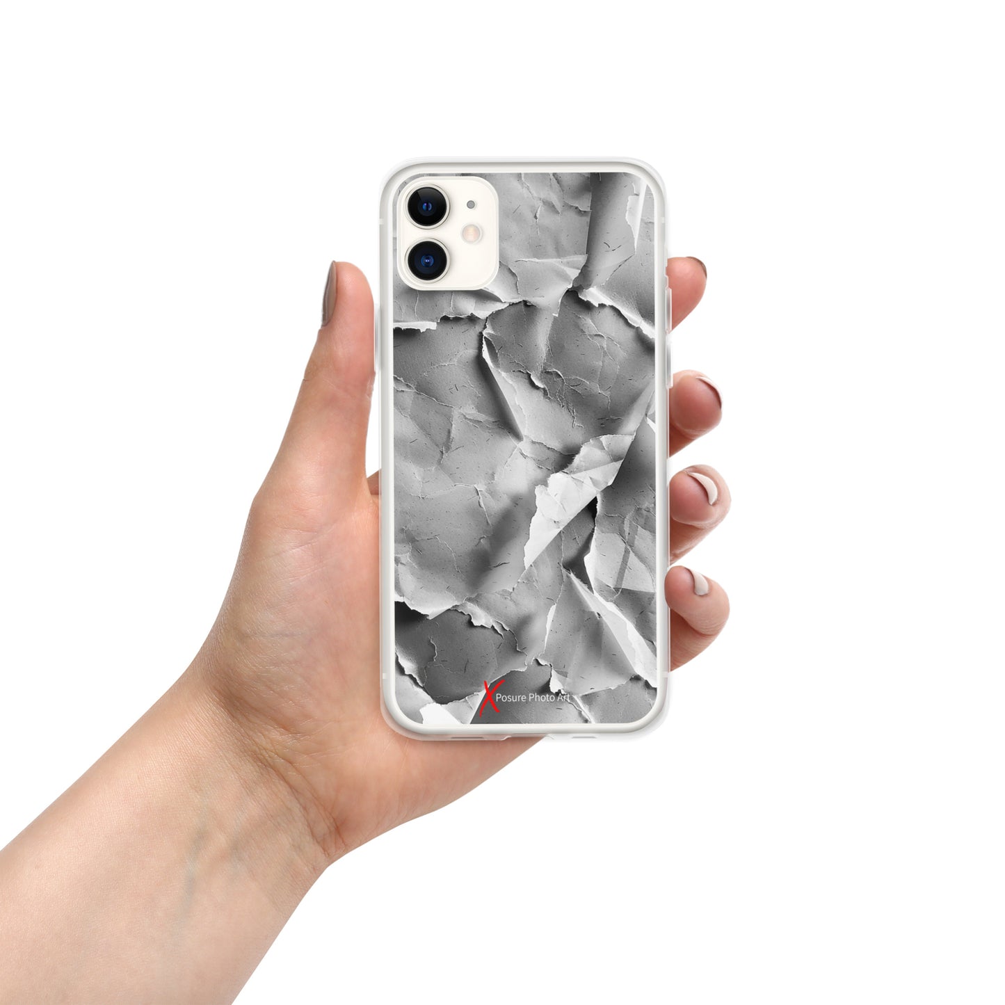 Case for iPhone® Crushed Paper