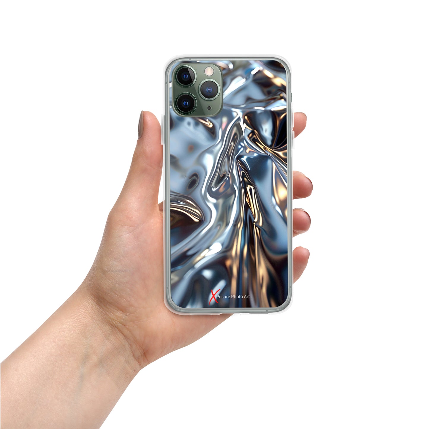 Case for iPhone® Shiny Metal