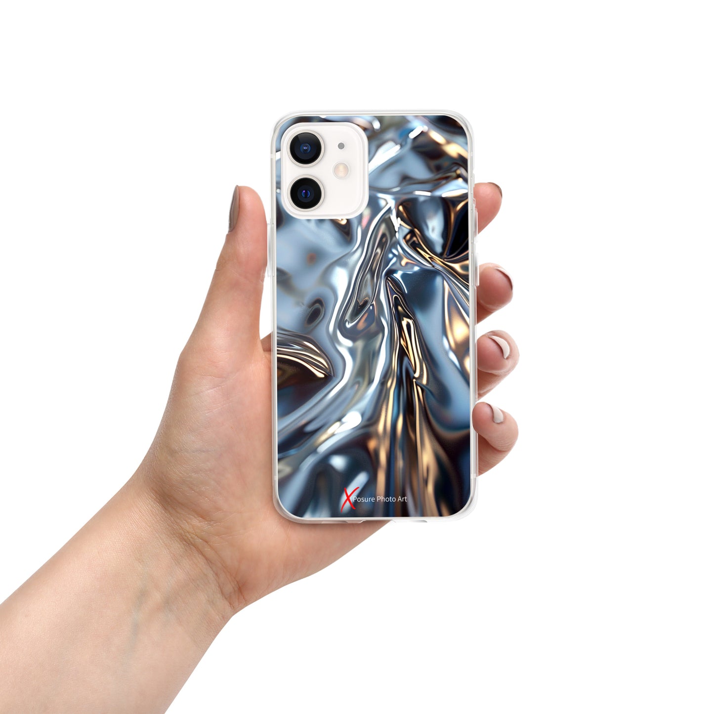 Case for iPhone® Shiny Metal