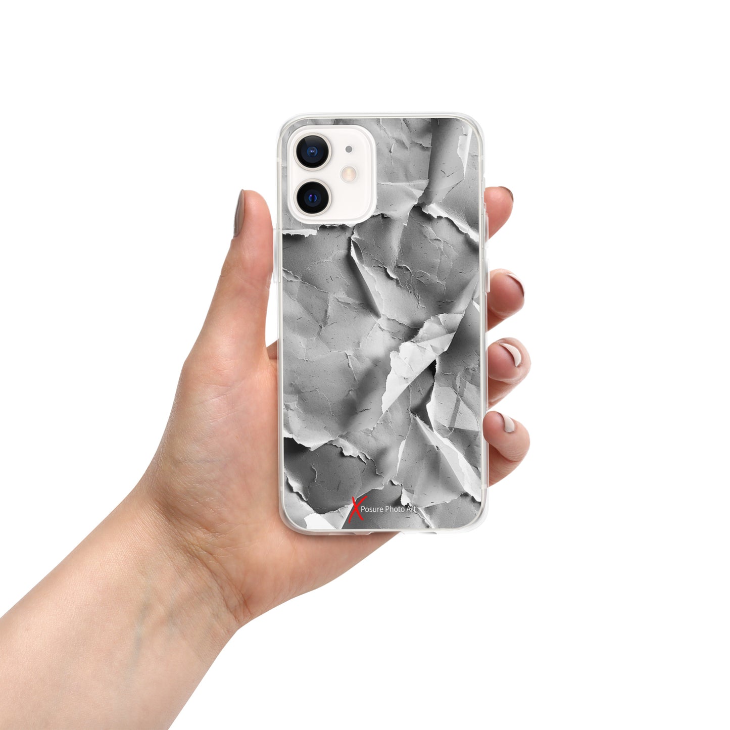 Case for iPhone® Crushed Paper