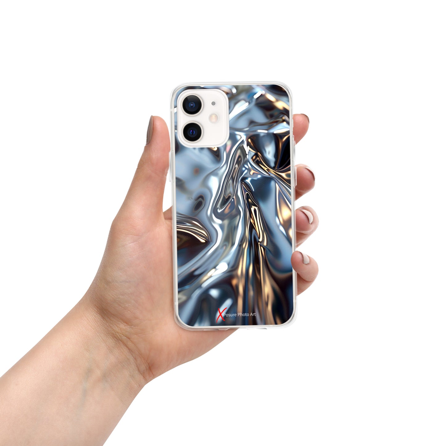 Case for iPhone® Shiny Metal