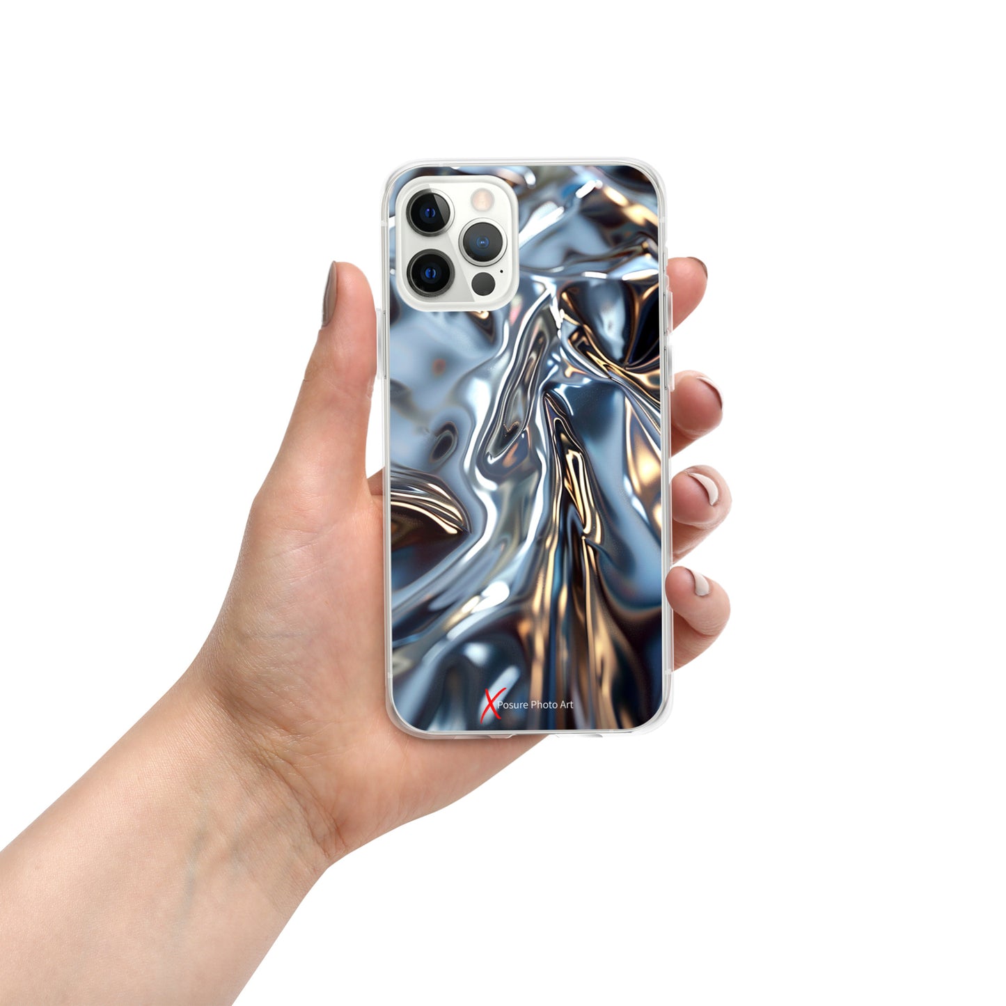 Case for iPhone® Shiny Metal