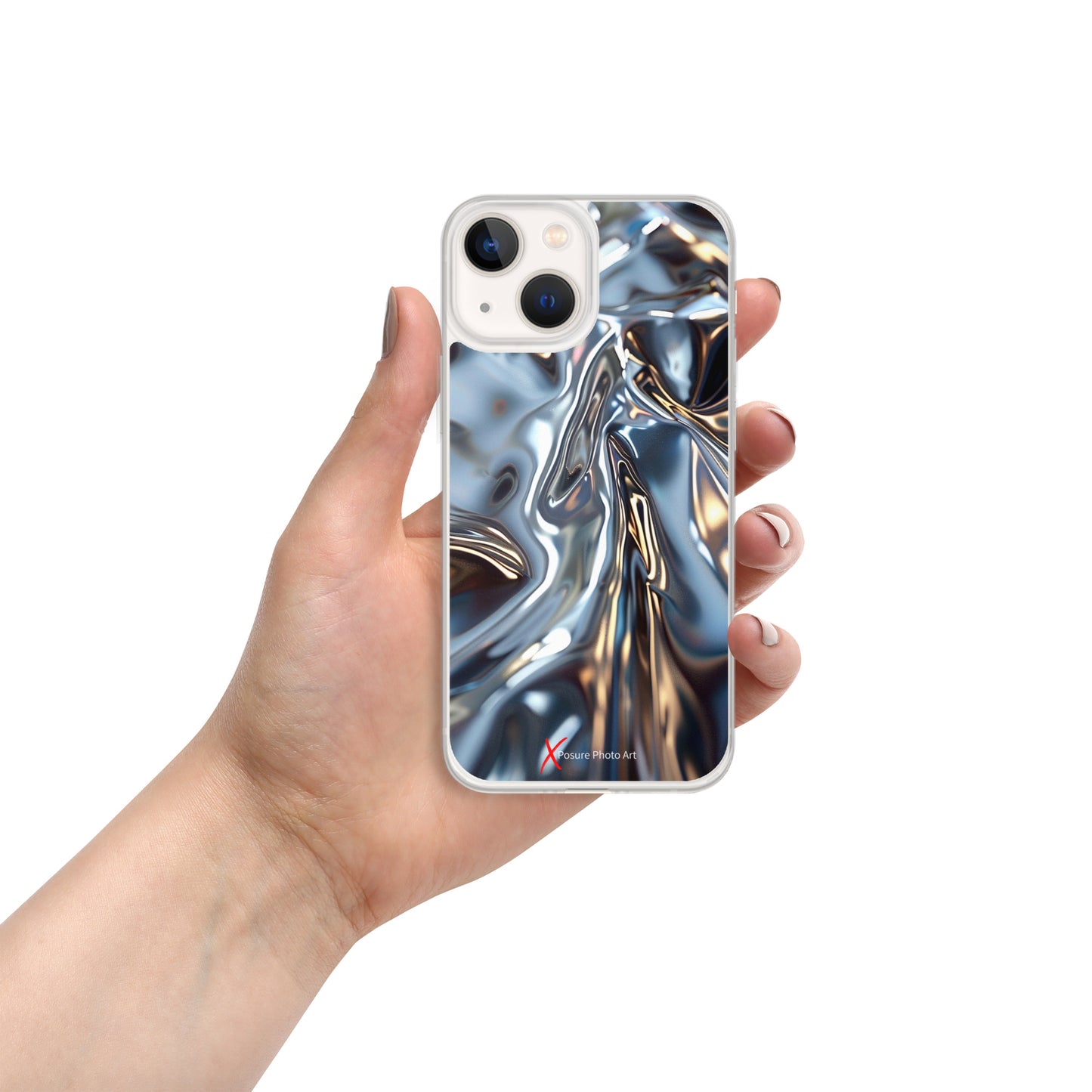 Case for iPhone® Shiny Metal