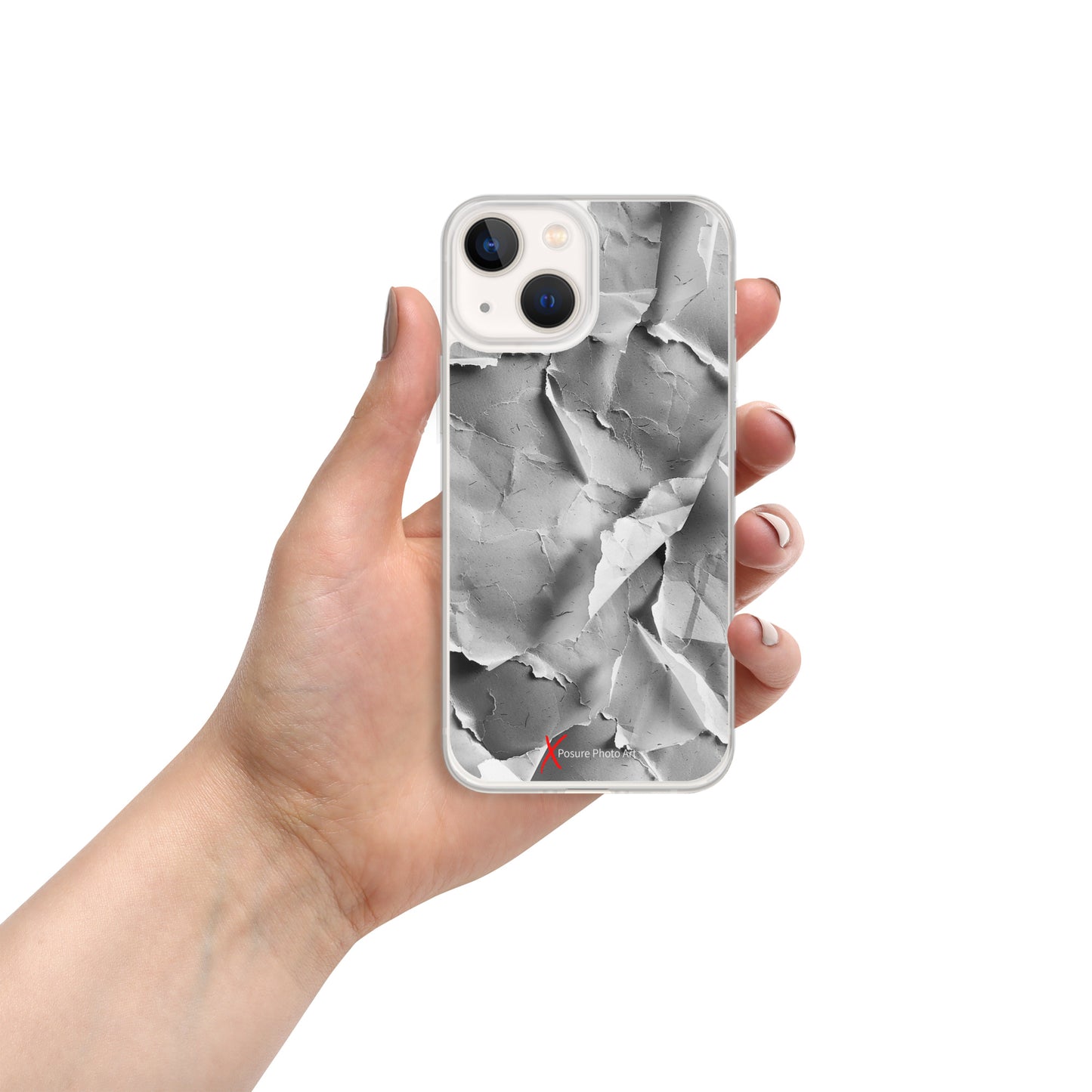 Case for iPhone® Crushed Paper