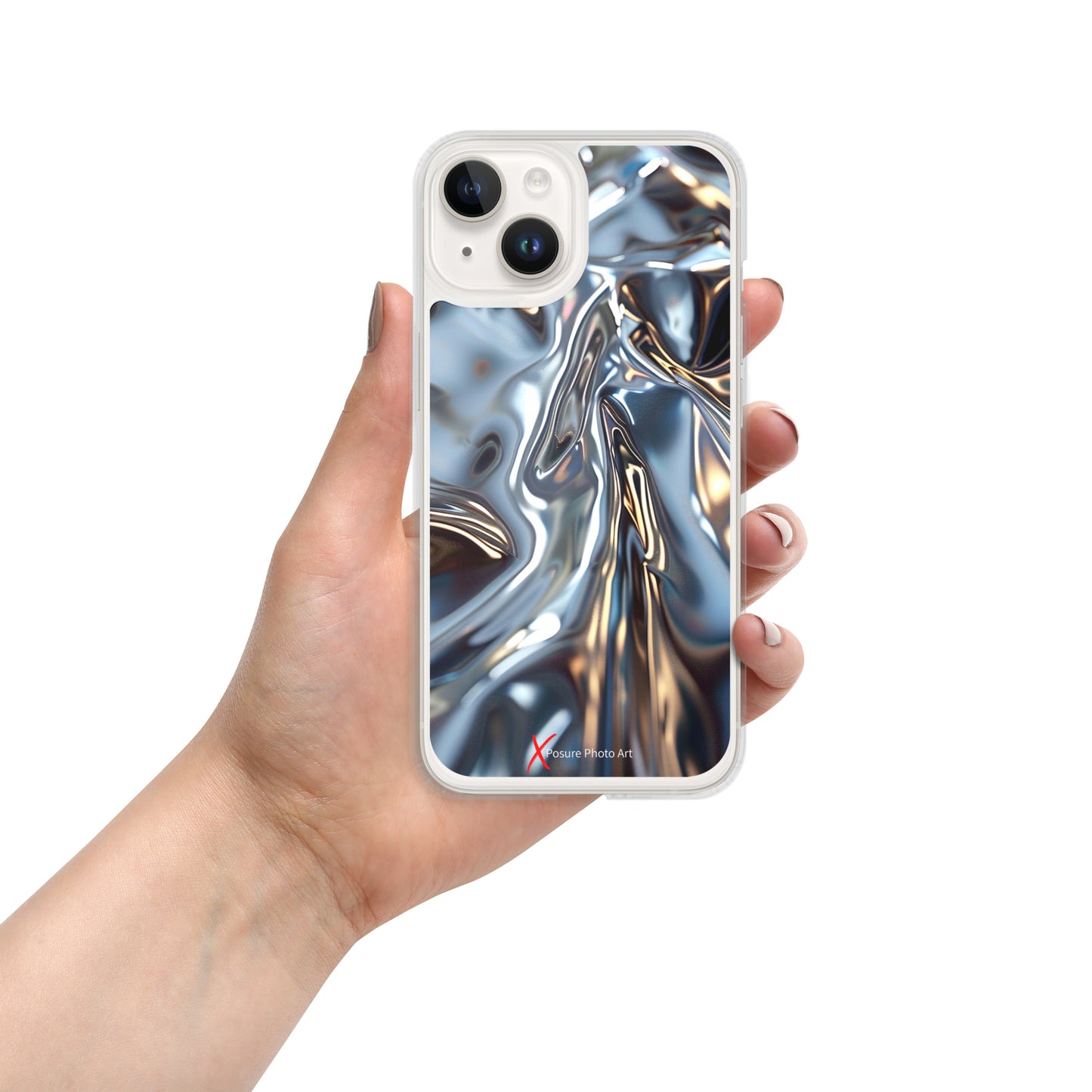 Case for iPhone® Shiny Metal