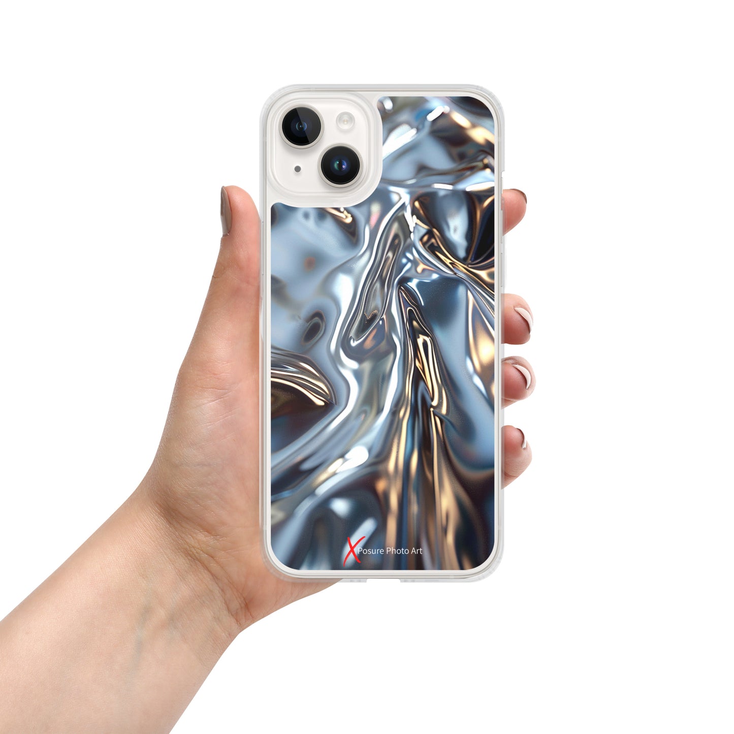 Case for iPhone® Shiny Metal