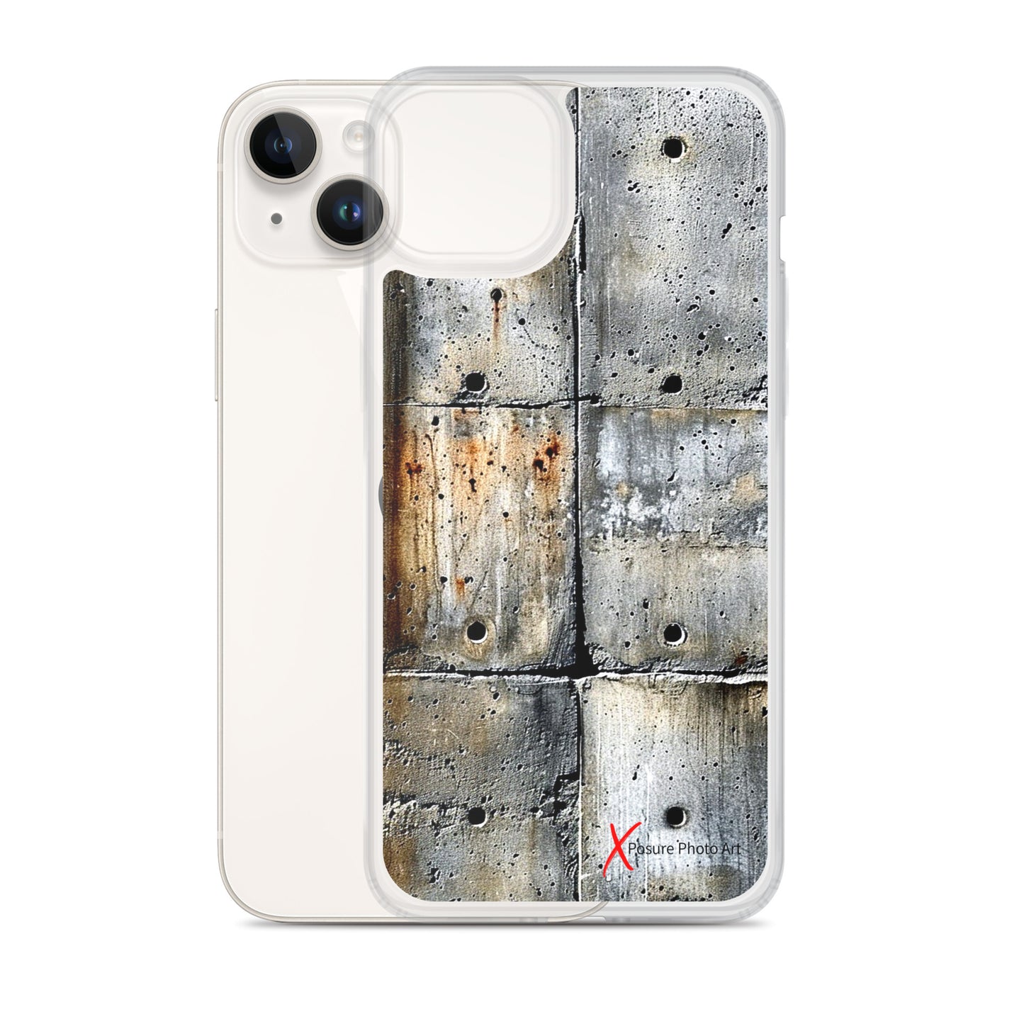 Case for iPhone® Concrete Texture