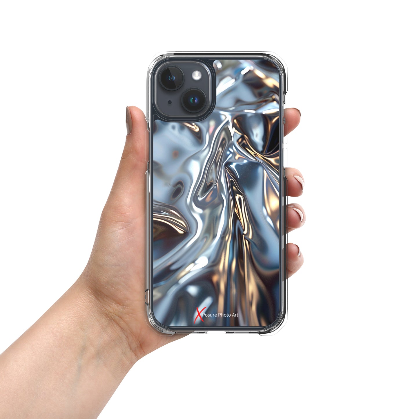 Case for iPhone® Shiny Metal