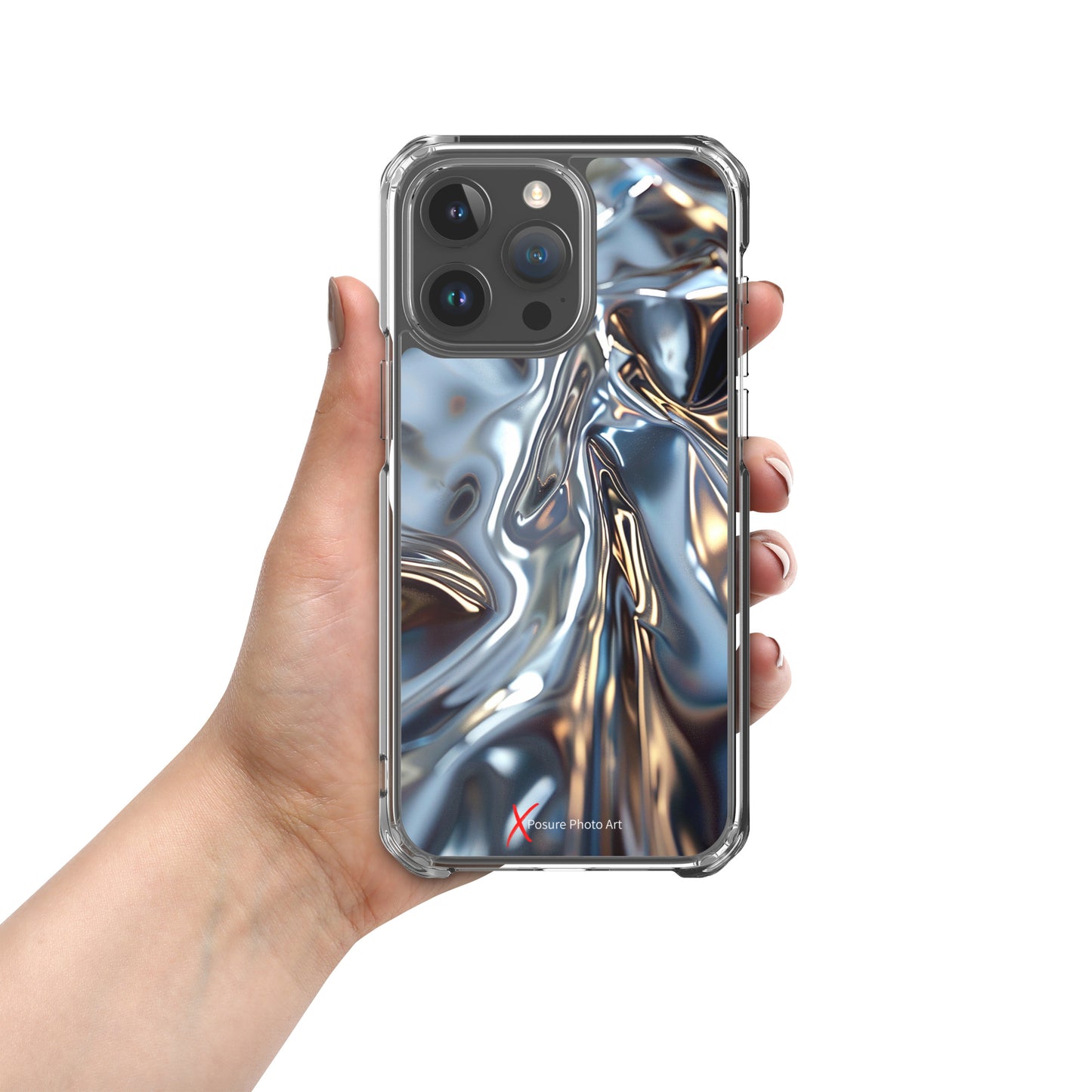 Case for iPhone® Shiny Metal