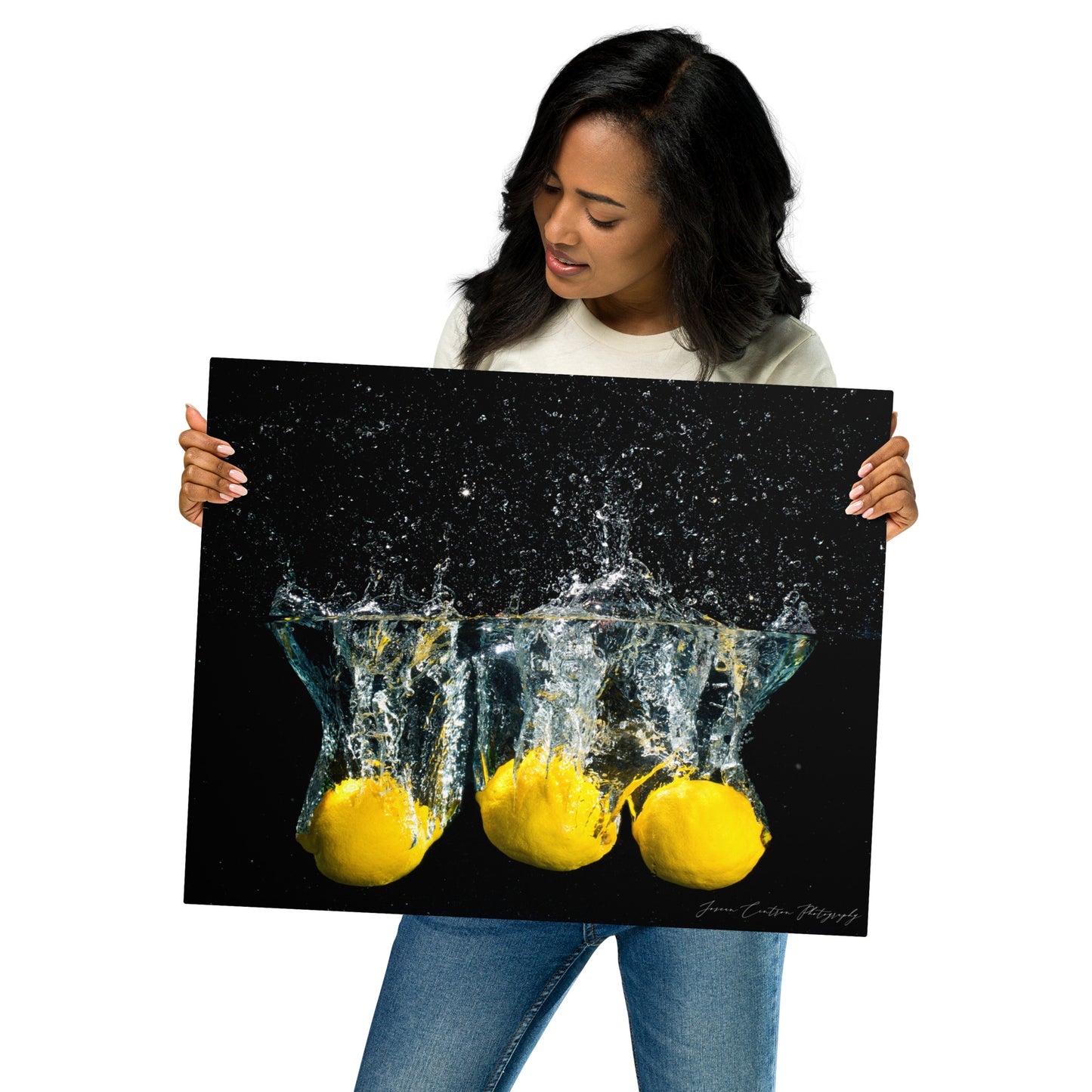 Metal prints, Lemon Splash