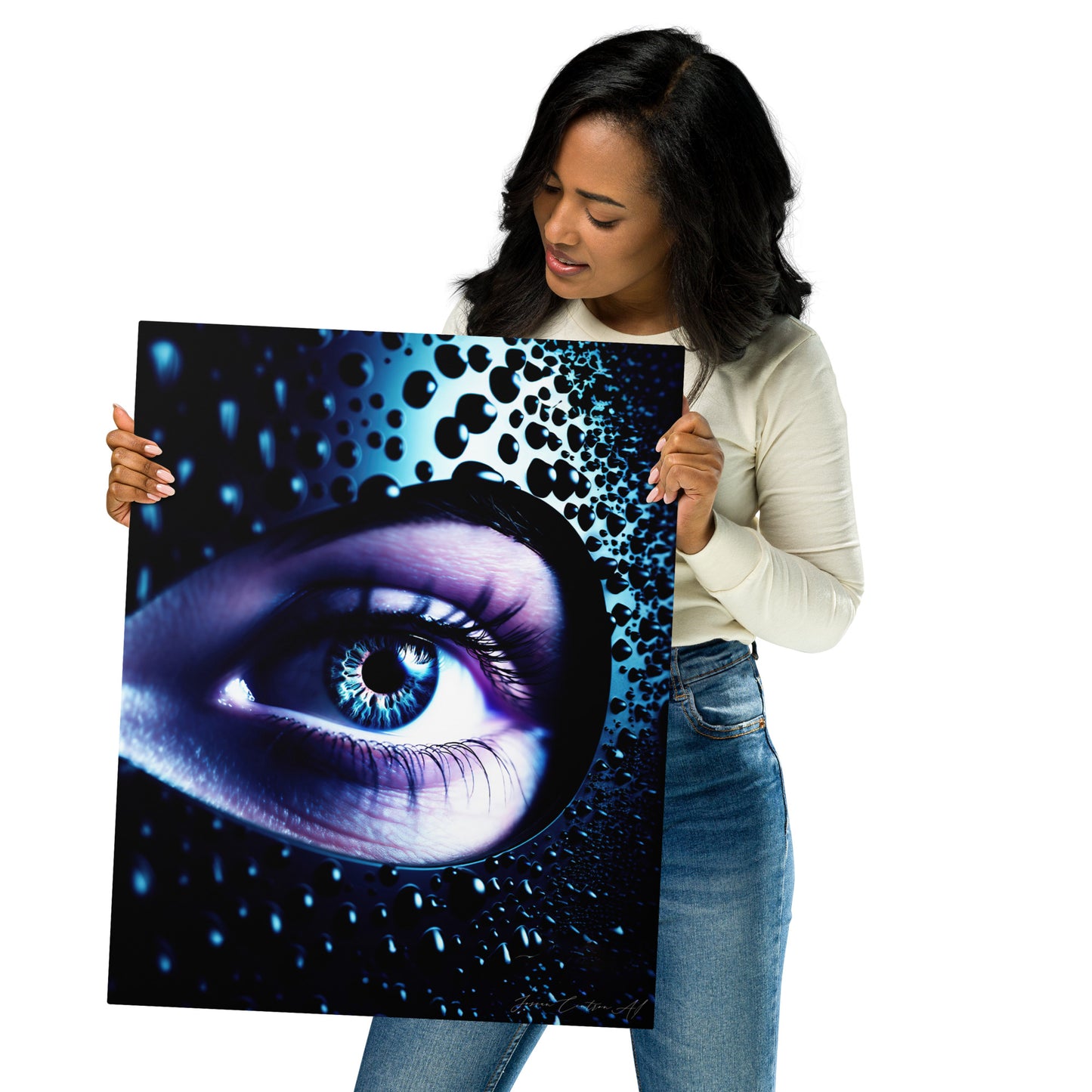 Metal prints, Leather Eye