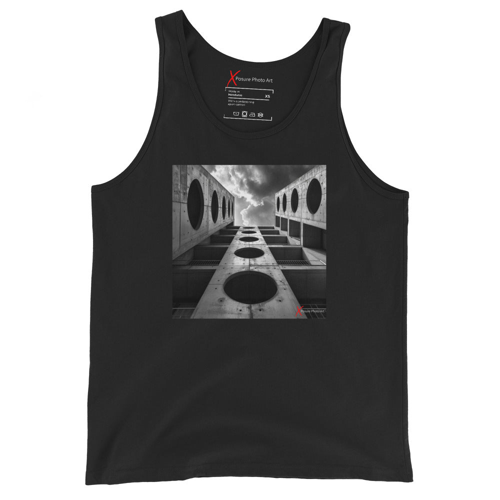 Unisex Tank Top, Concrete Geometry