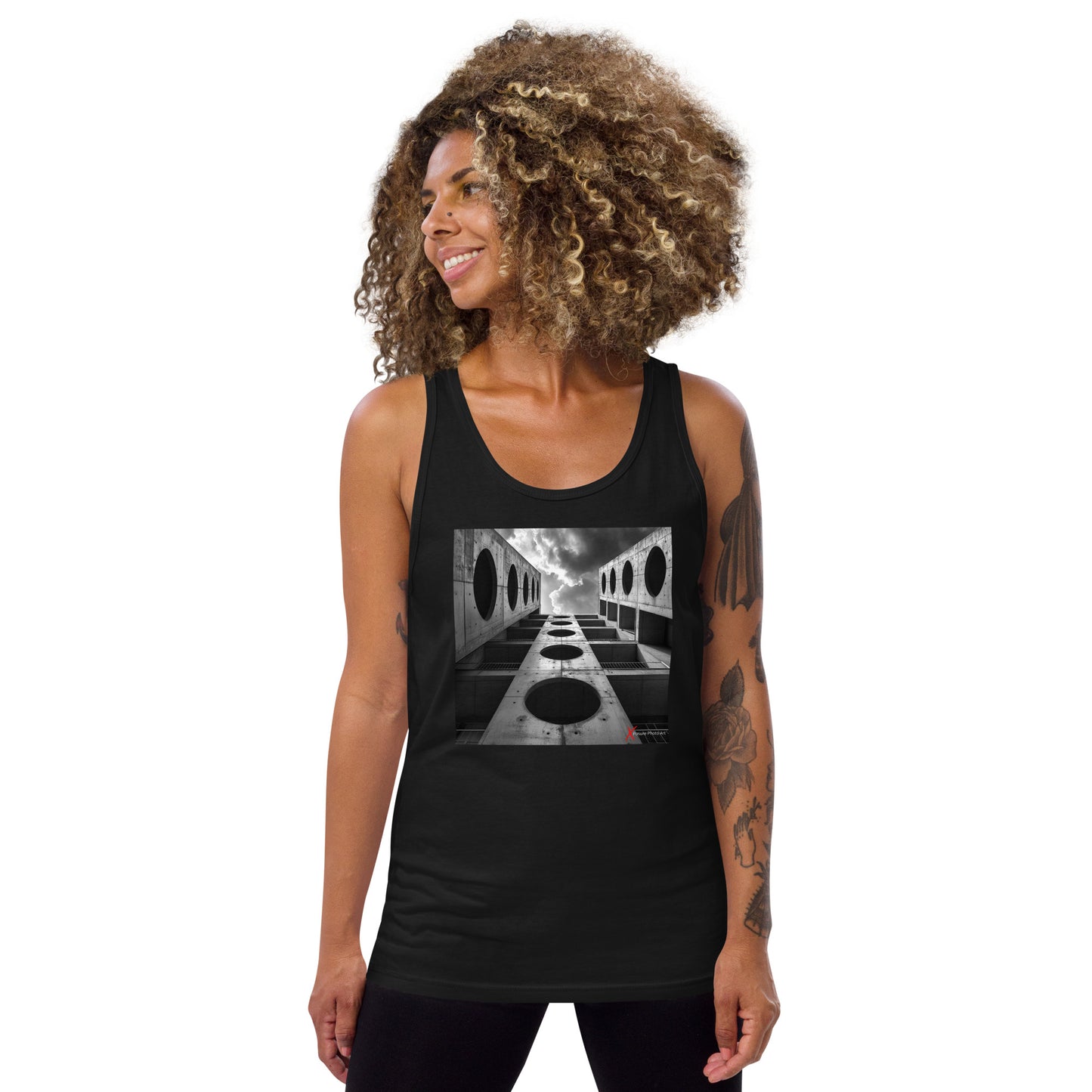 Unisex Tank Top, Concrete Geometry